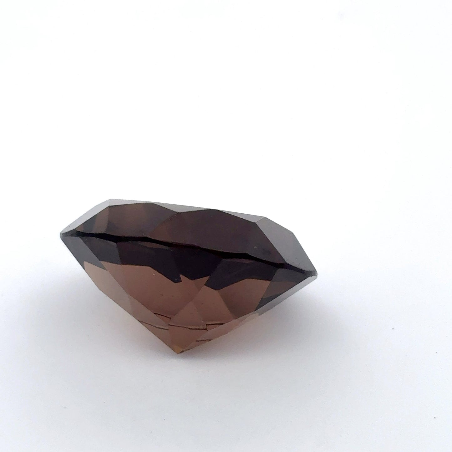 24mm Round Smoky Quartz, 42 carats