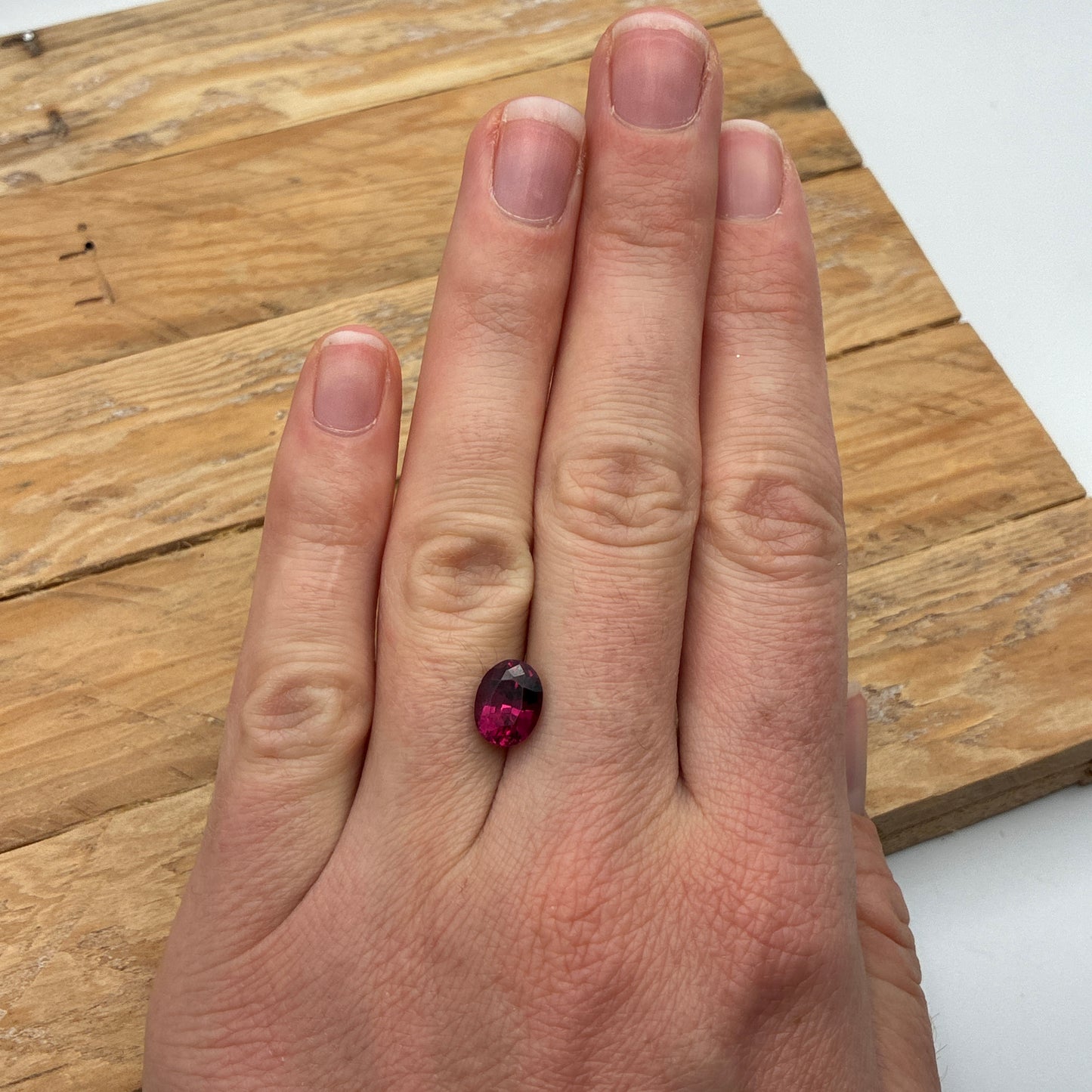 9x7mm Recycled Rhodolite Garnet, 2.82ct
