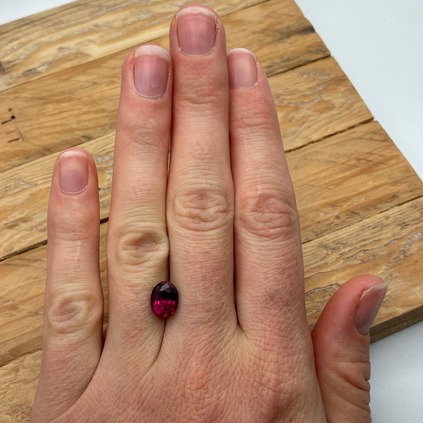 9x7mm Recycled Rhodolite Garnet, 2.82ct