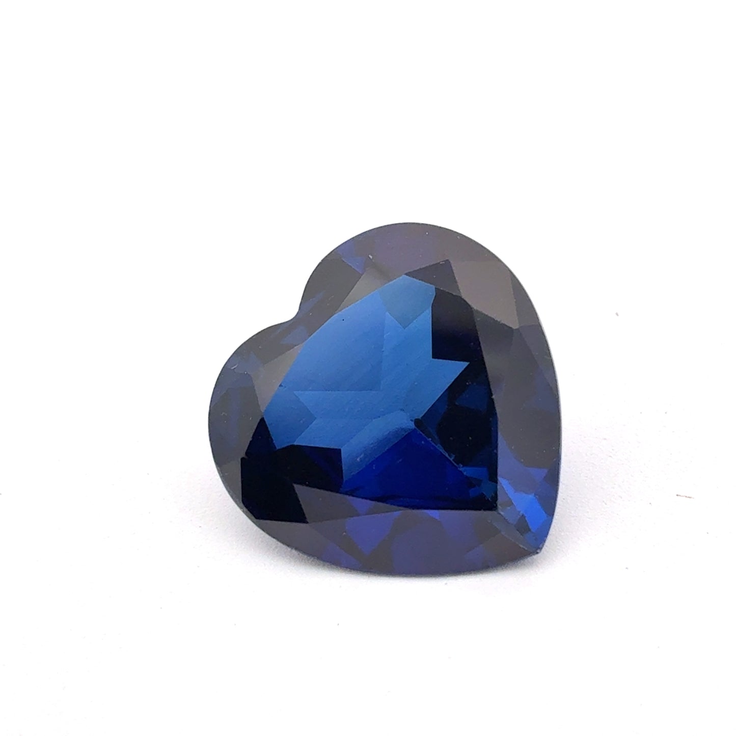 14mm Blue Lab Sapphire, Heart cut, 9.30 carats