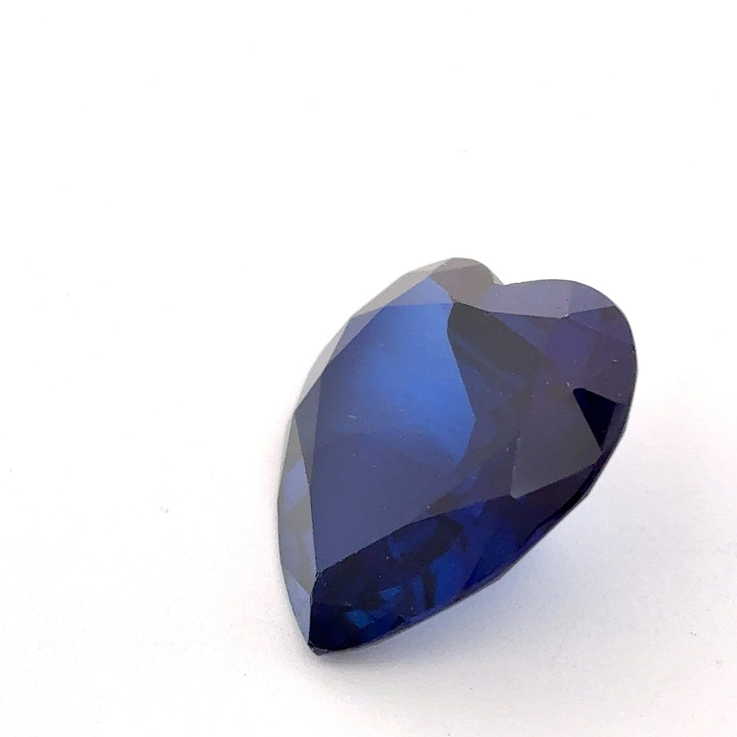 14mm Blue Lab Sapphire, Heart cut, 9.30 carats