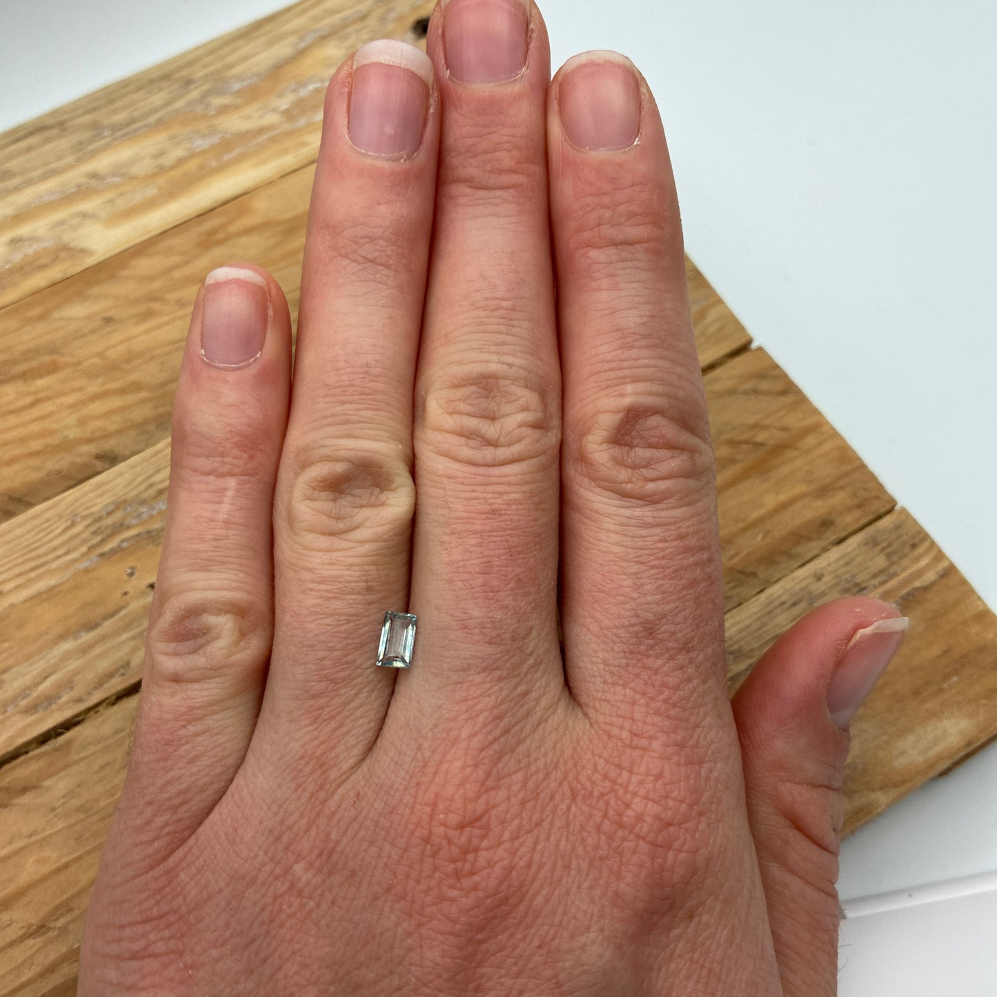 0.60 ct Light Greenish-Blue Sapphire, 0.60ct