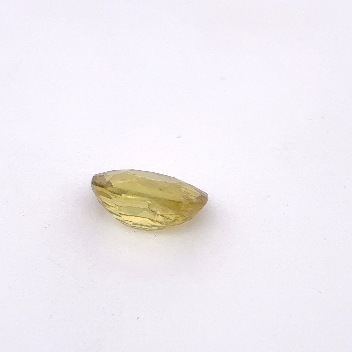 1.36ct Greenish Yellow Grossular Garnet, 8x5.5mm