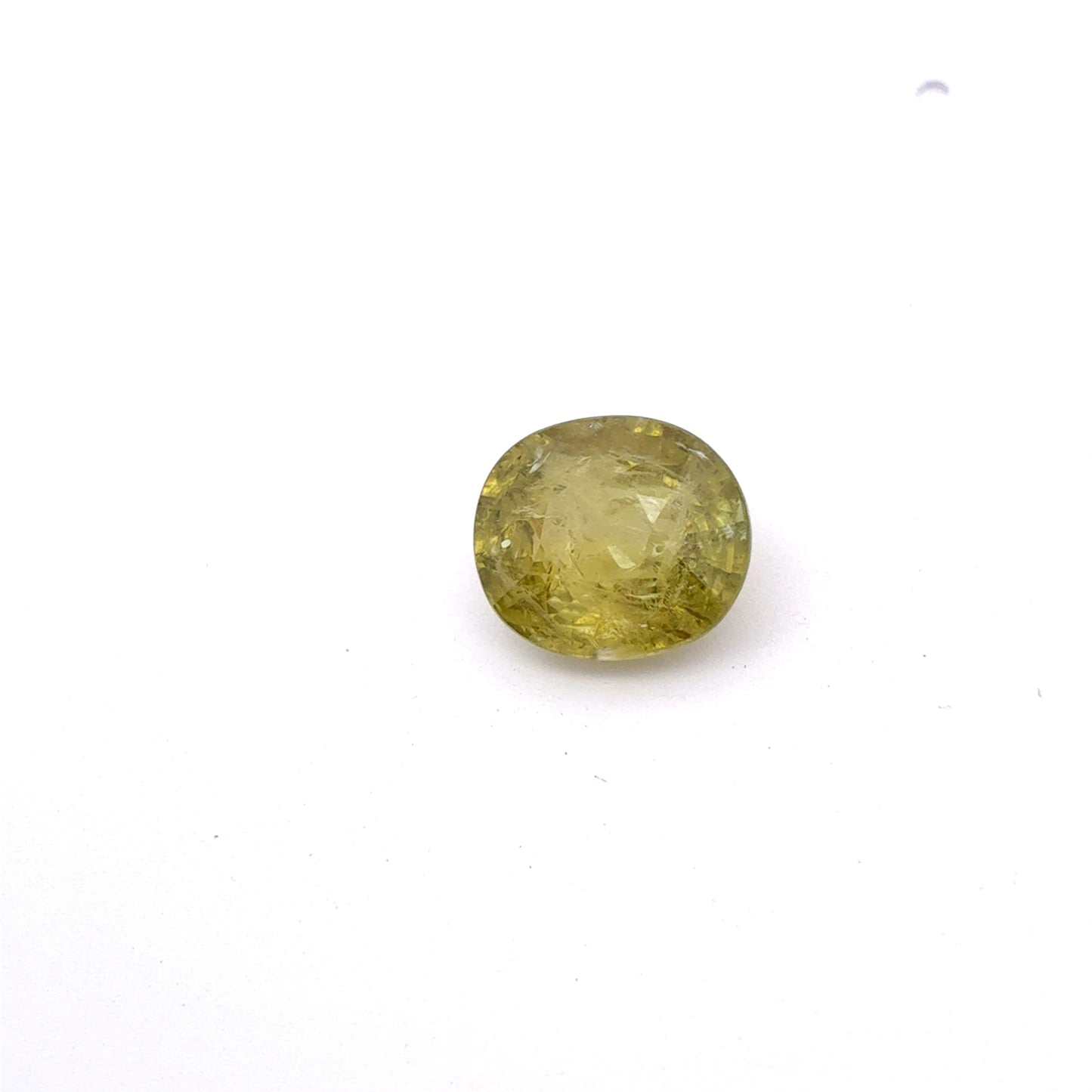 6.81 carat Green Grossular Garnet, 12x10.3mm