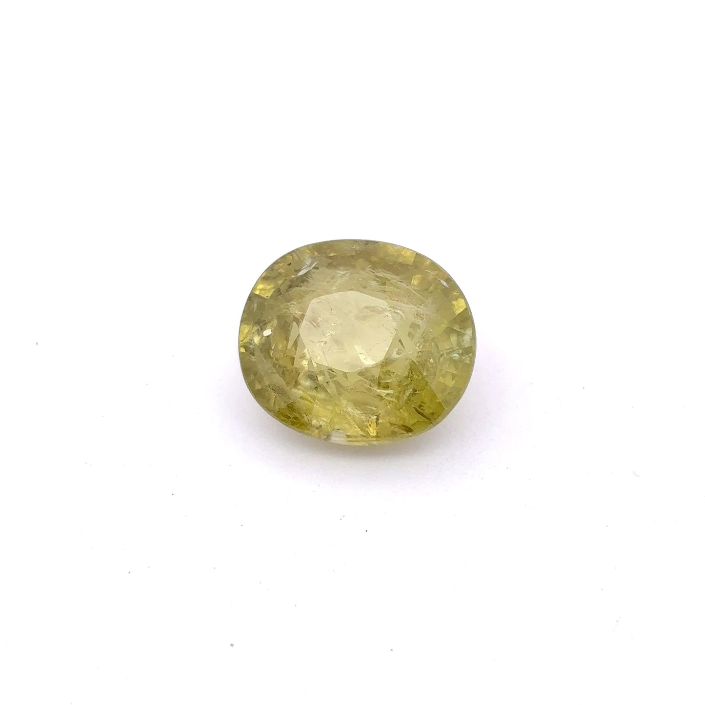 6.81 carat Green Grossular Garnet, 12x10.3mm