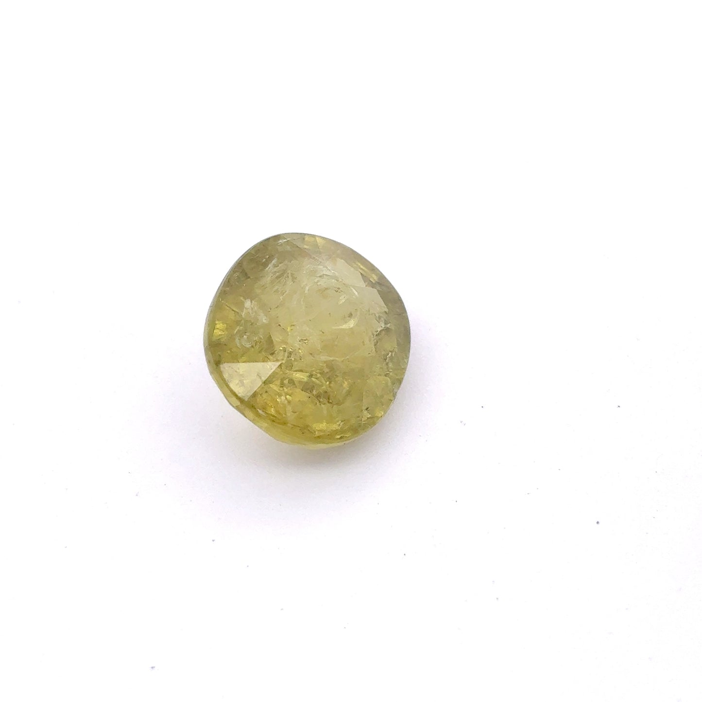 6.81 carat Green Grossular Garnet, 12x10.3mm