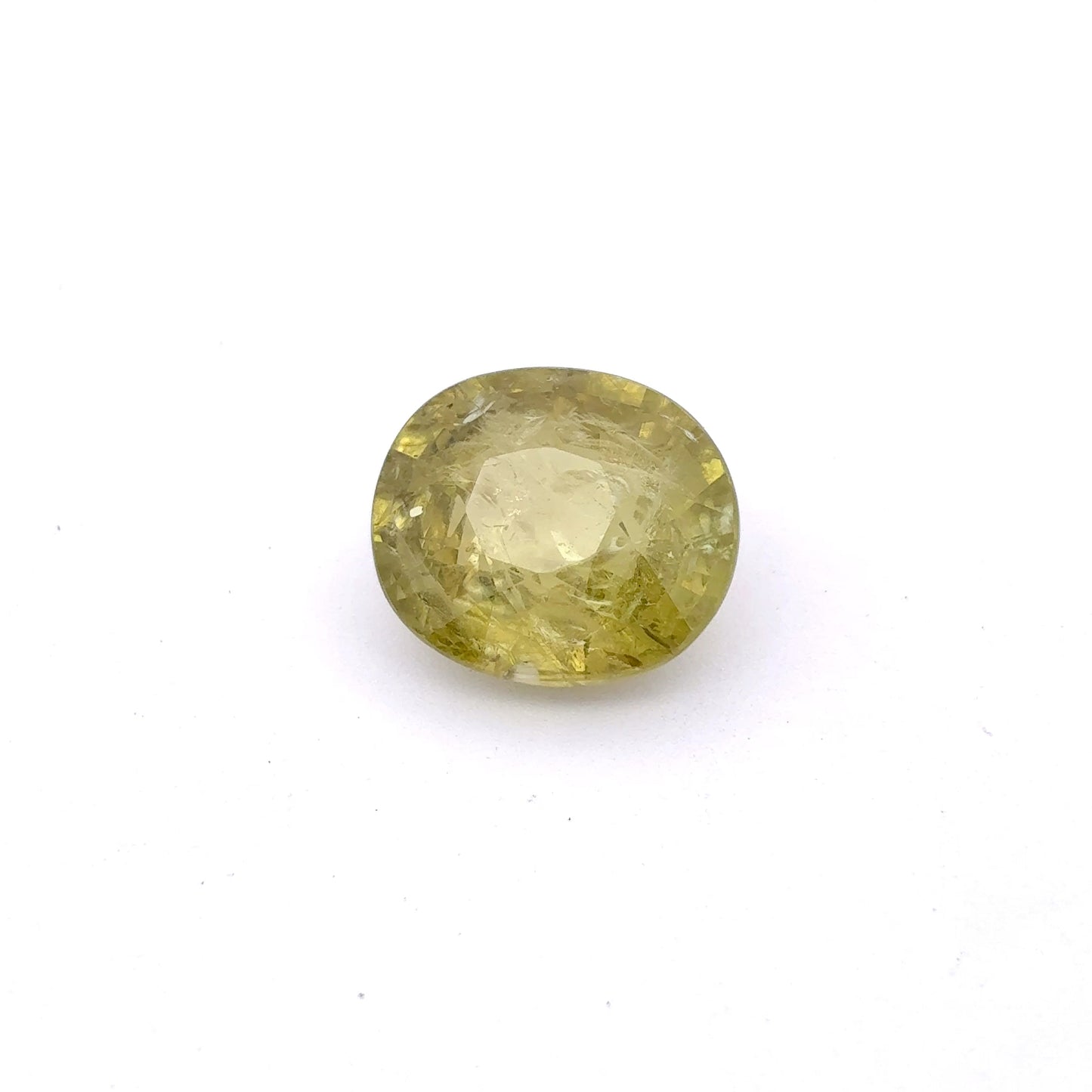 6.81 carat Green Grossular Garnet, 12x10.3mm