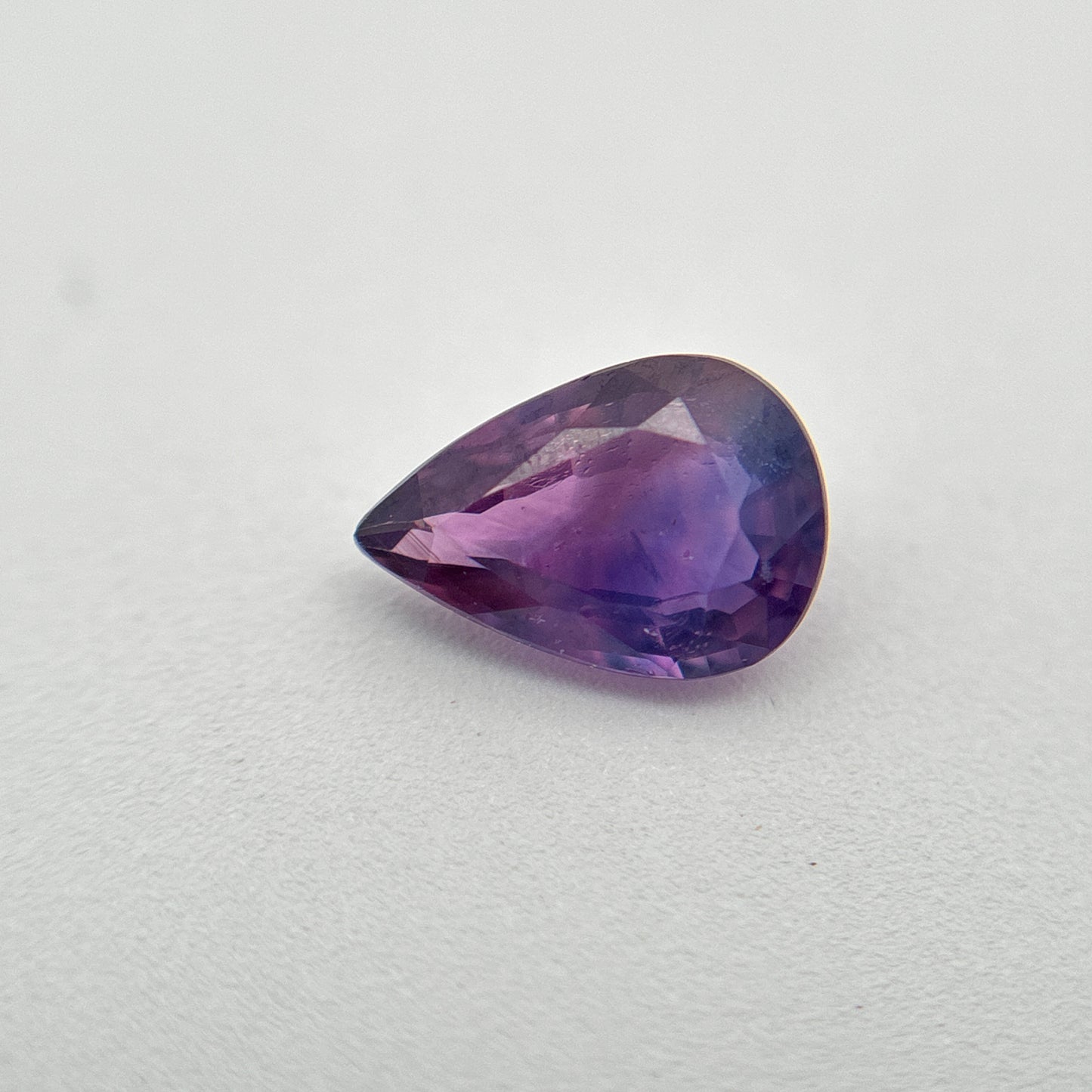 4x6mm Pear Purple Sapphire, 0.46 carat Natural Gem