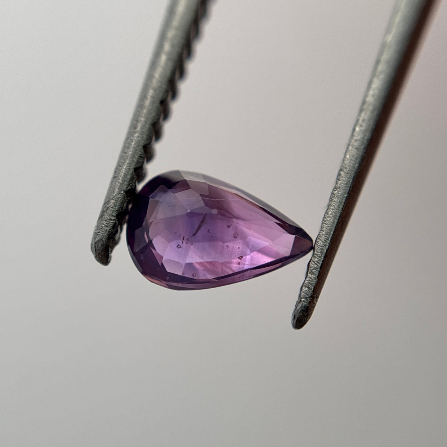 4x6mm Pear Purple Sapphire, 0.46 carat Natural Gem