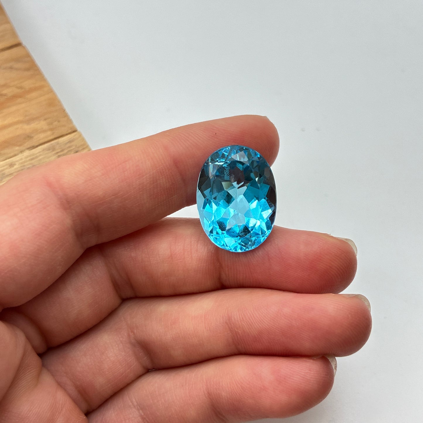 20x15mm Blue Topaz, 23.63 carat