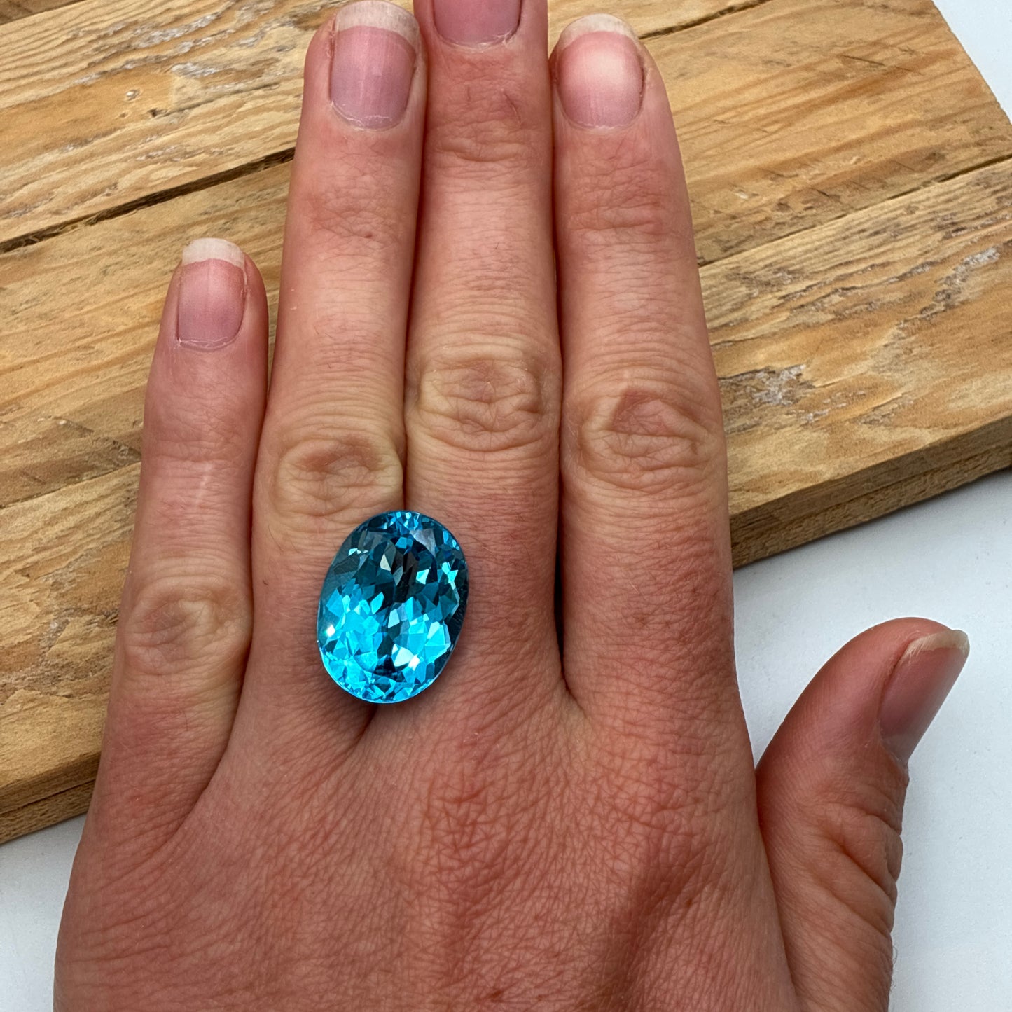 20x15mm Blue Topaz, 23.63 carat