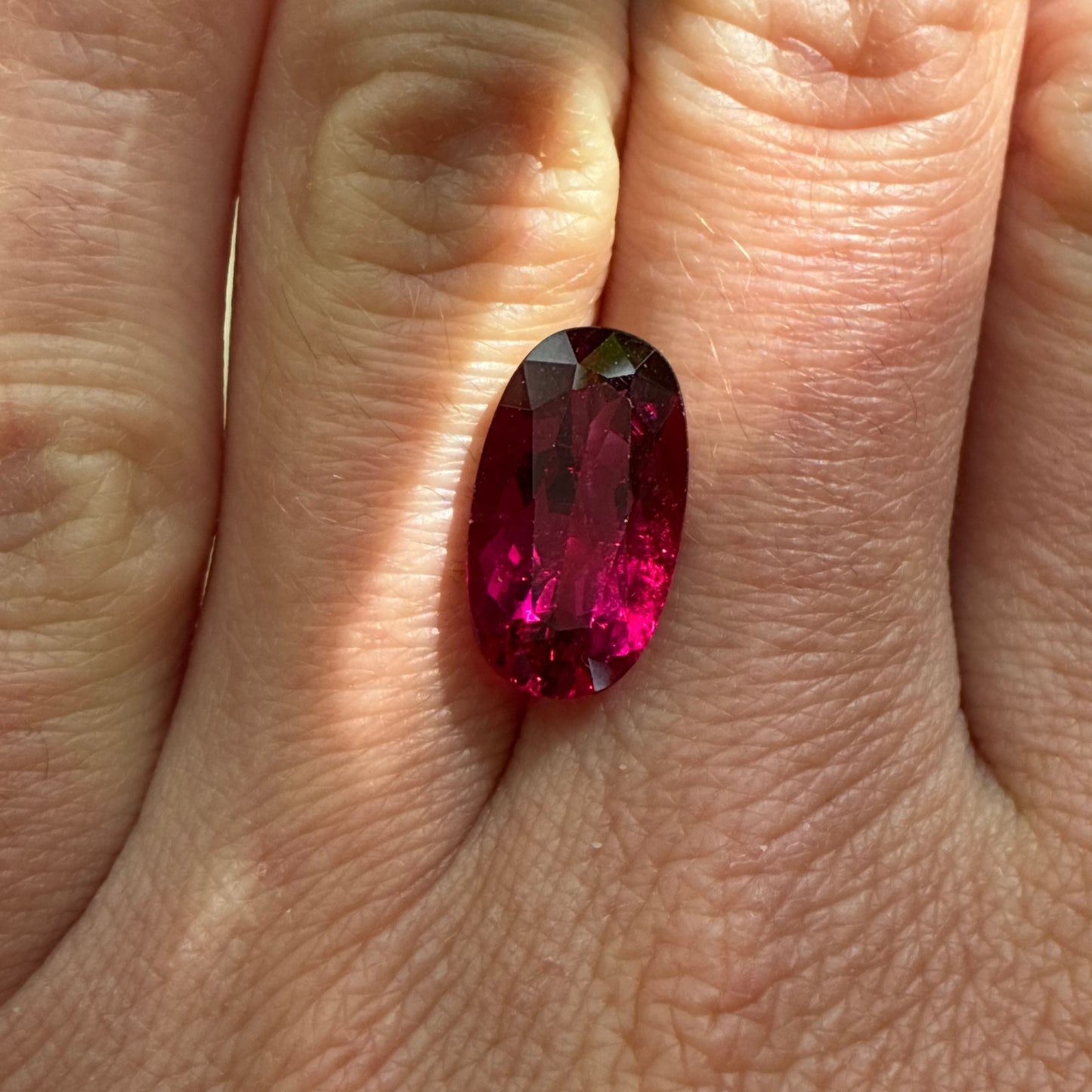 5.56 carat Rubellite Tourmaline 15.5x9mm