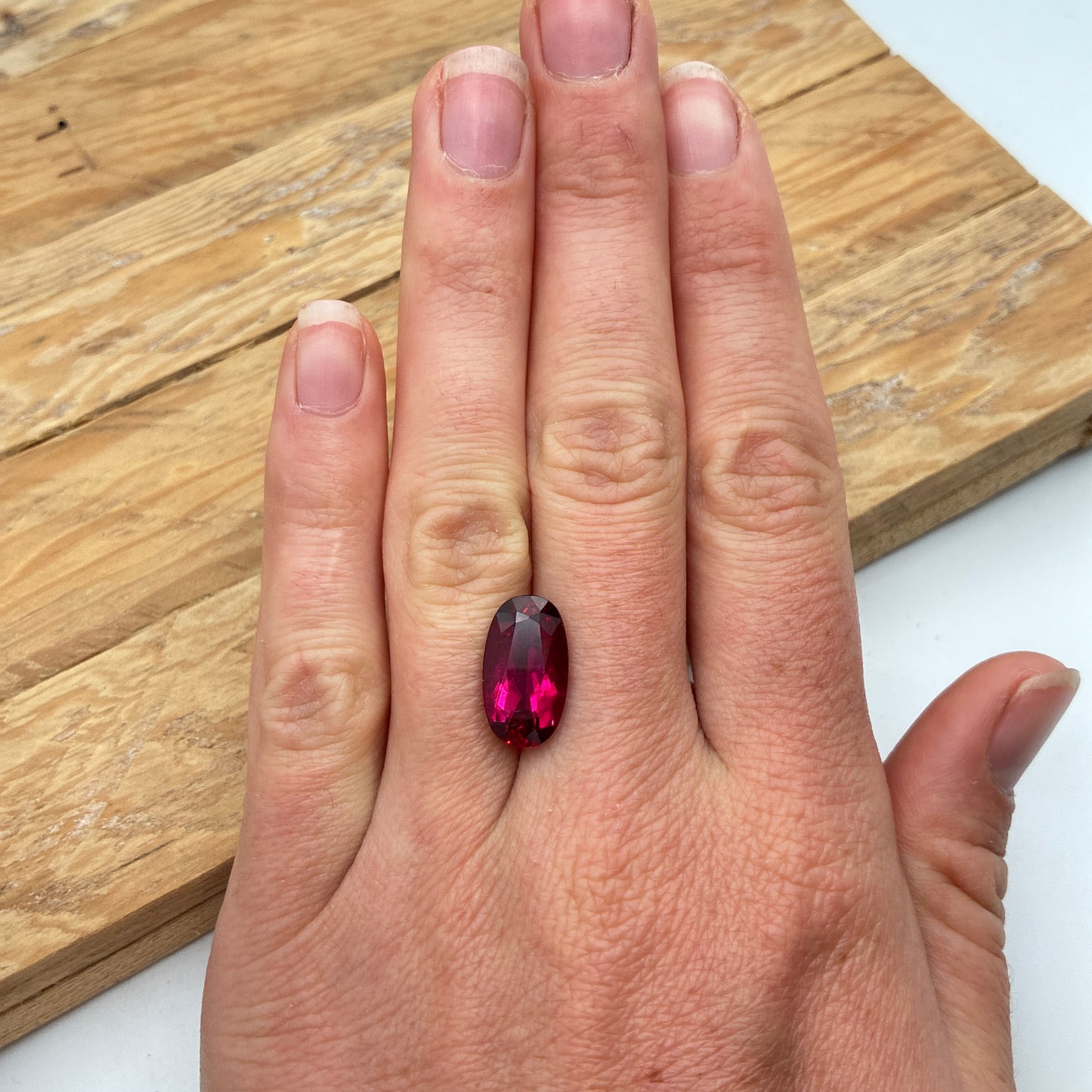 5.56 carat Rubellite Tourmaline 15.5x9mm