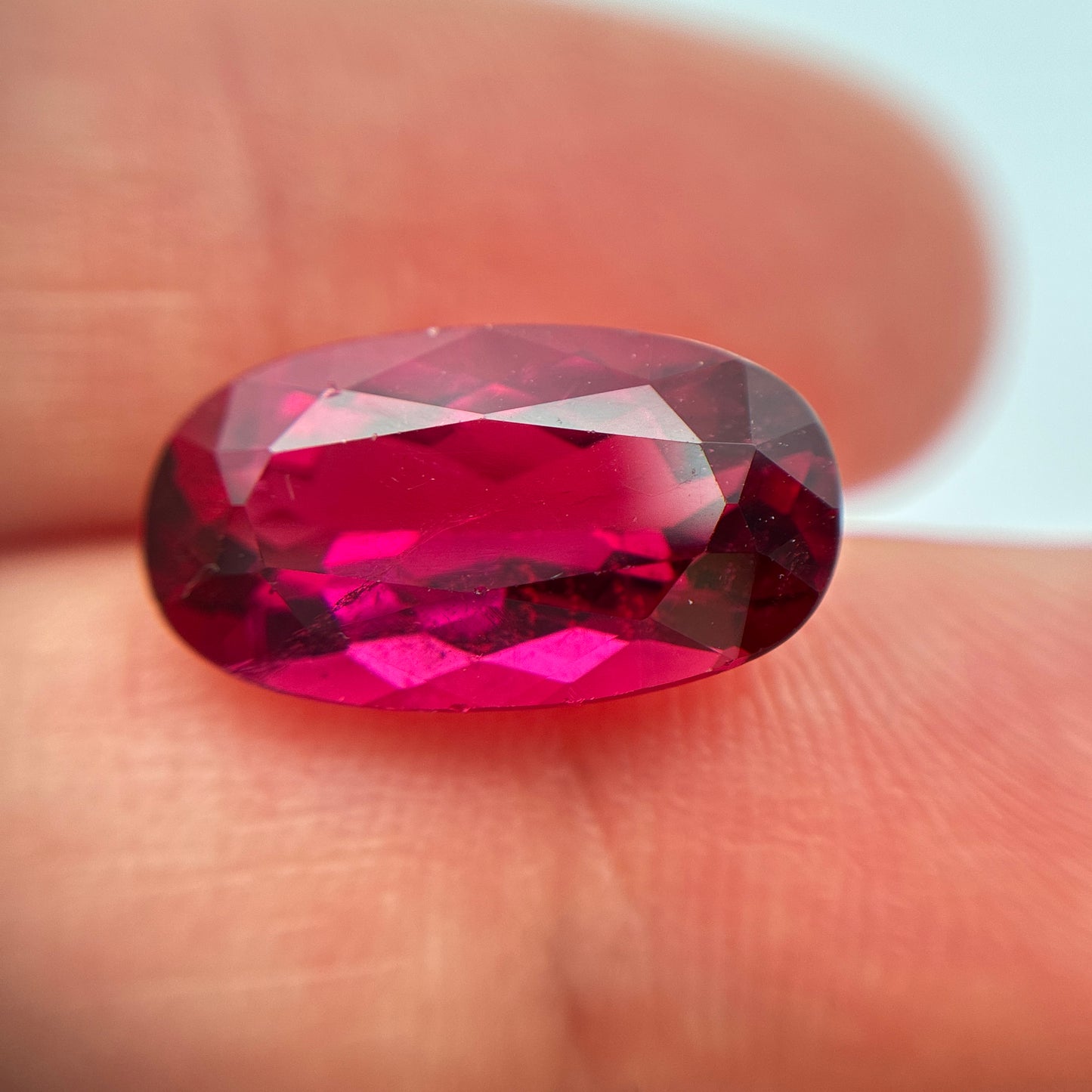 5.56 carat Rubellite Tourmaline 15.5x9mm