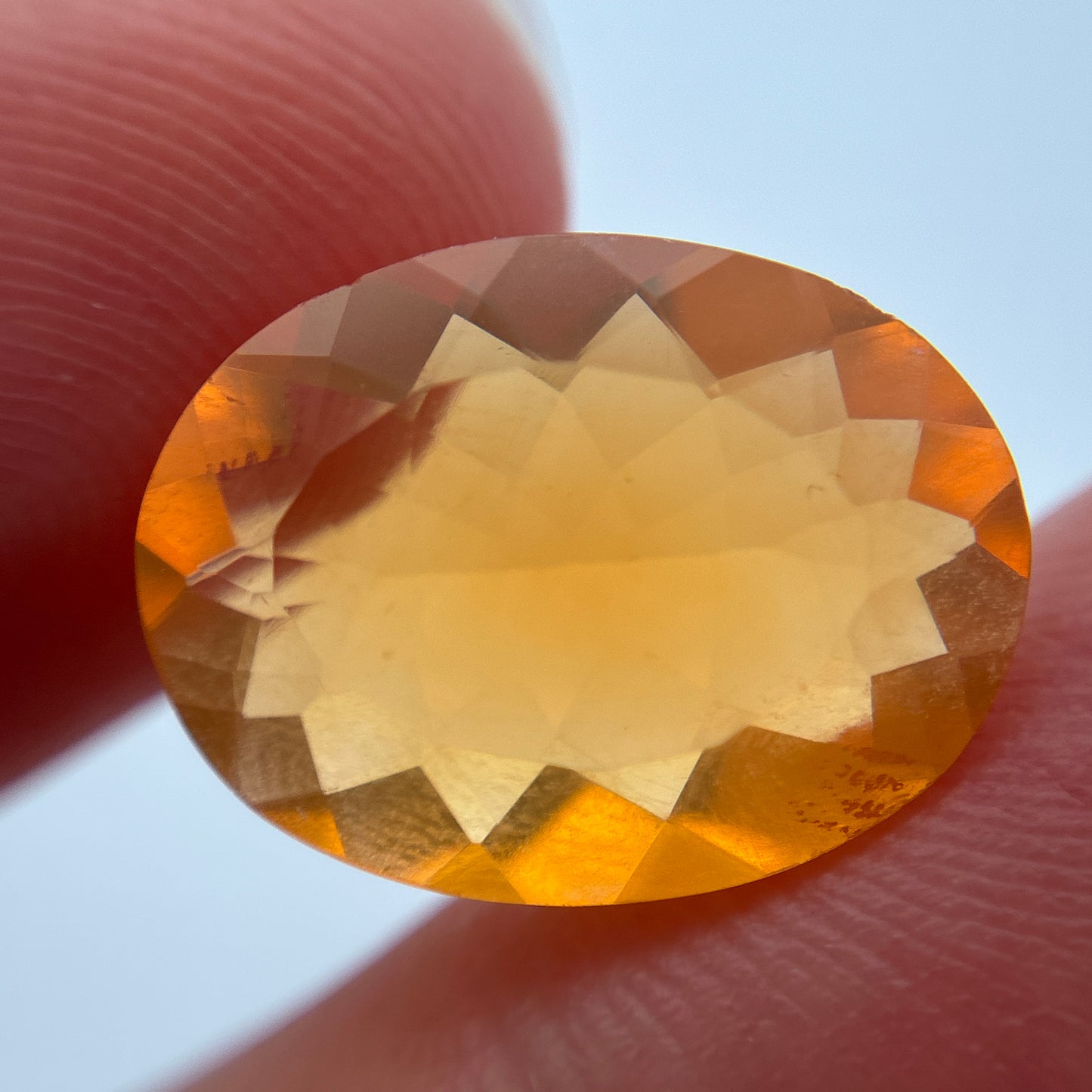 16x12mm Orange Fire Opal, 5.30 carats