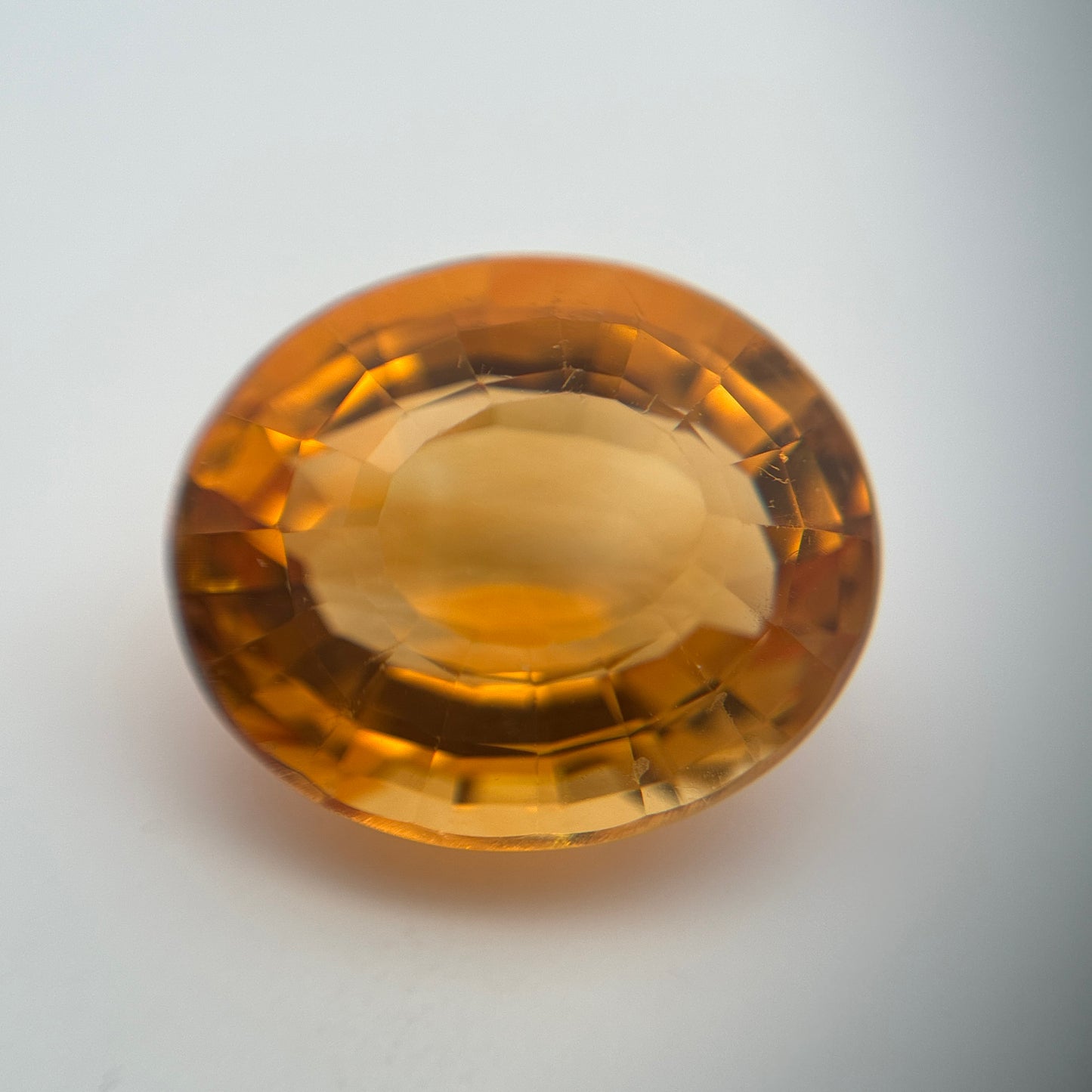 10.63 carat Orange Citrine 15.8x13.2mm