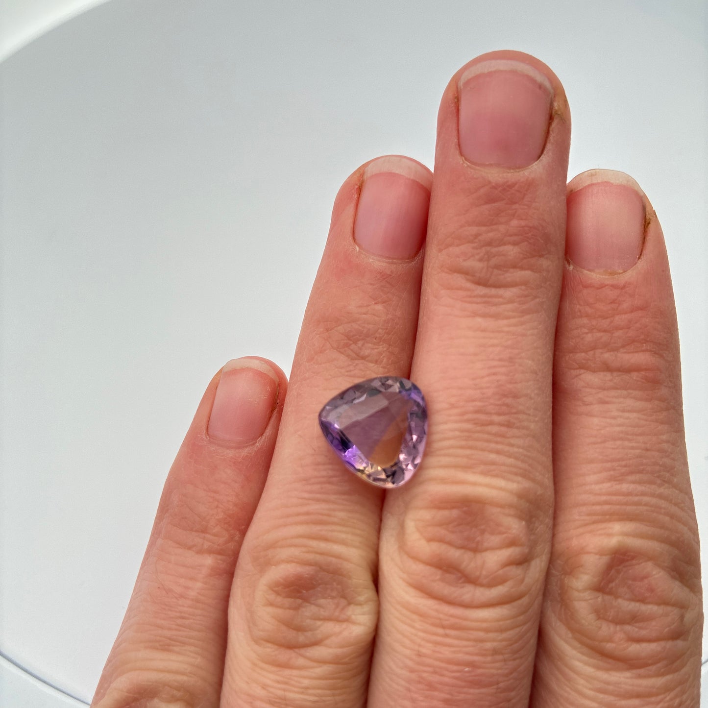 12mm Pear-Cut Purple Ametrine, 4.31 carat Loose Gemstone