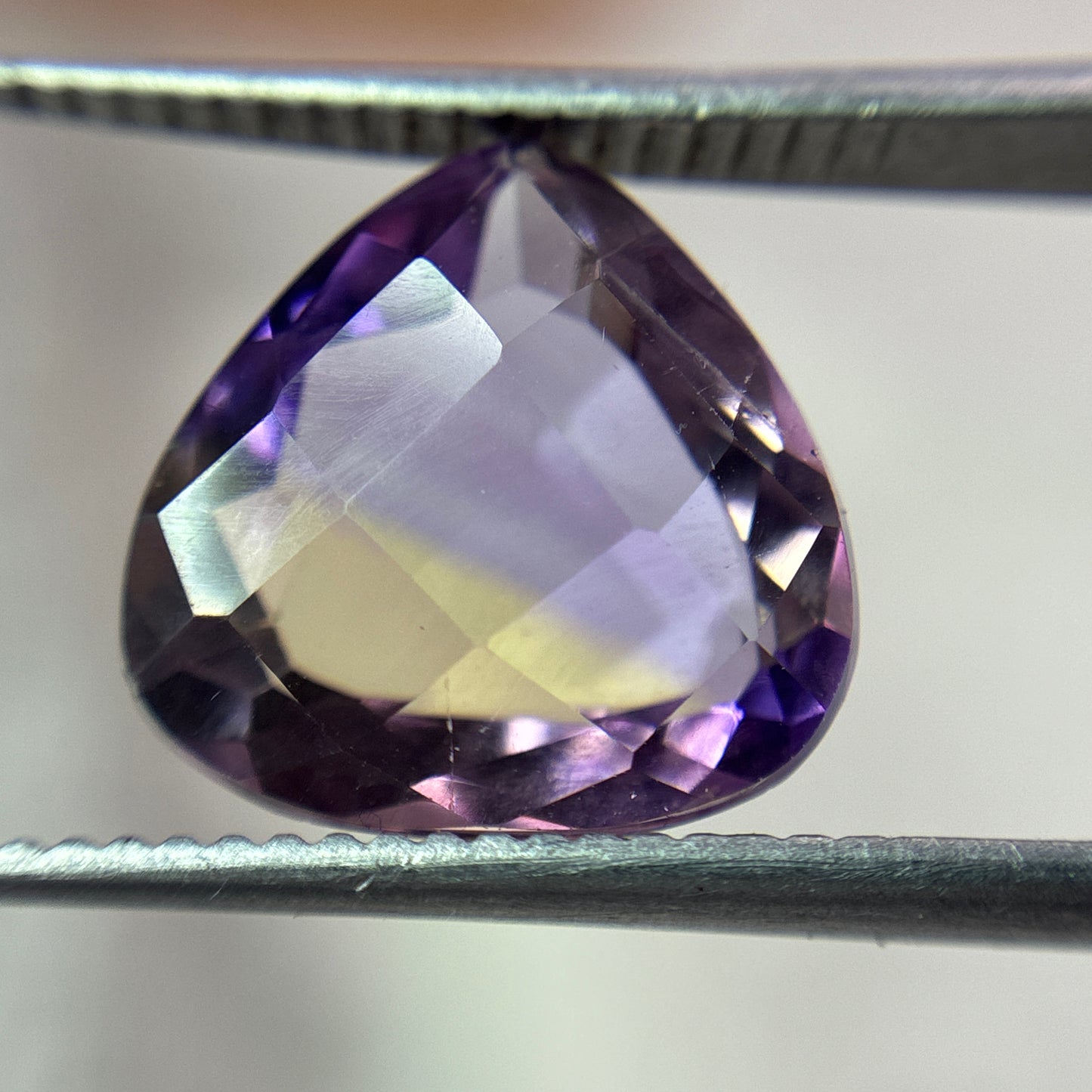 12mm Pear-Cut Purple Ametrine, 4.31 carat Loose Gemstone