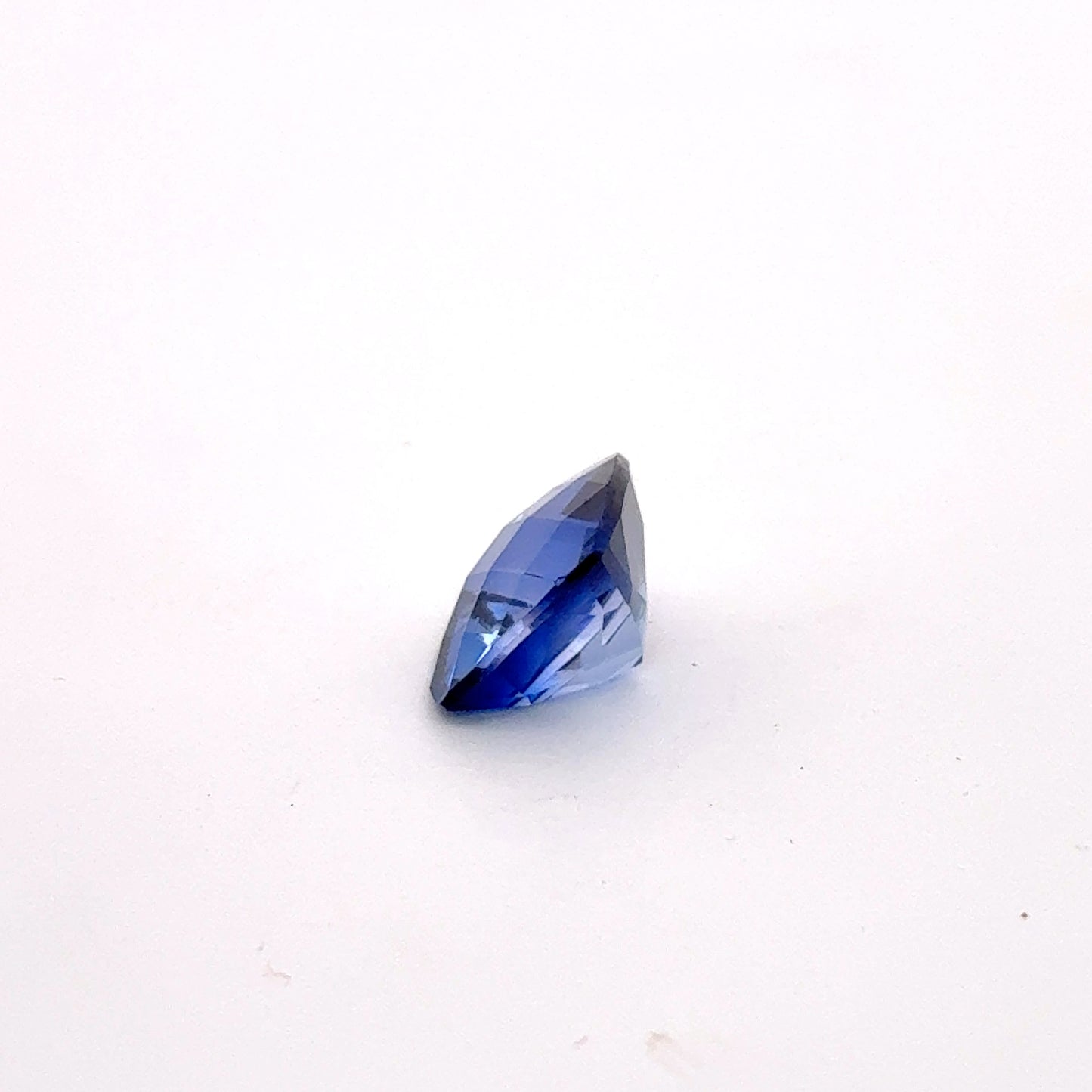 9mm Cushion Blue Lab Sapphire, 4.48 carat