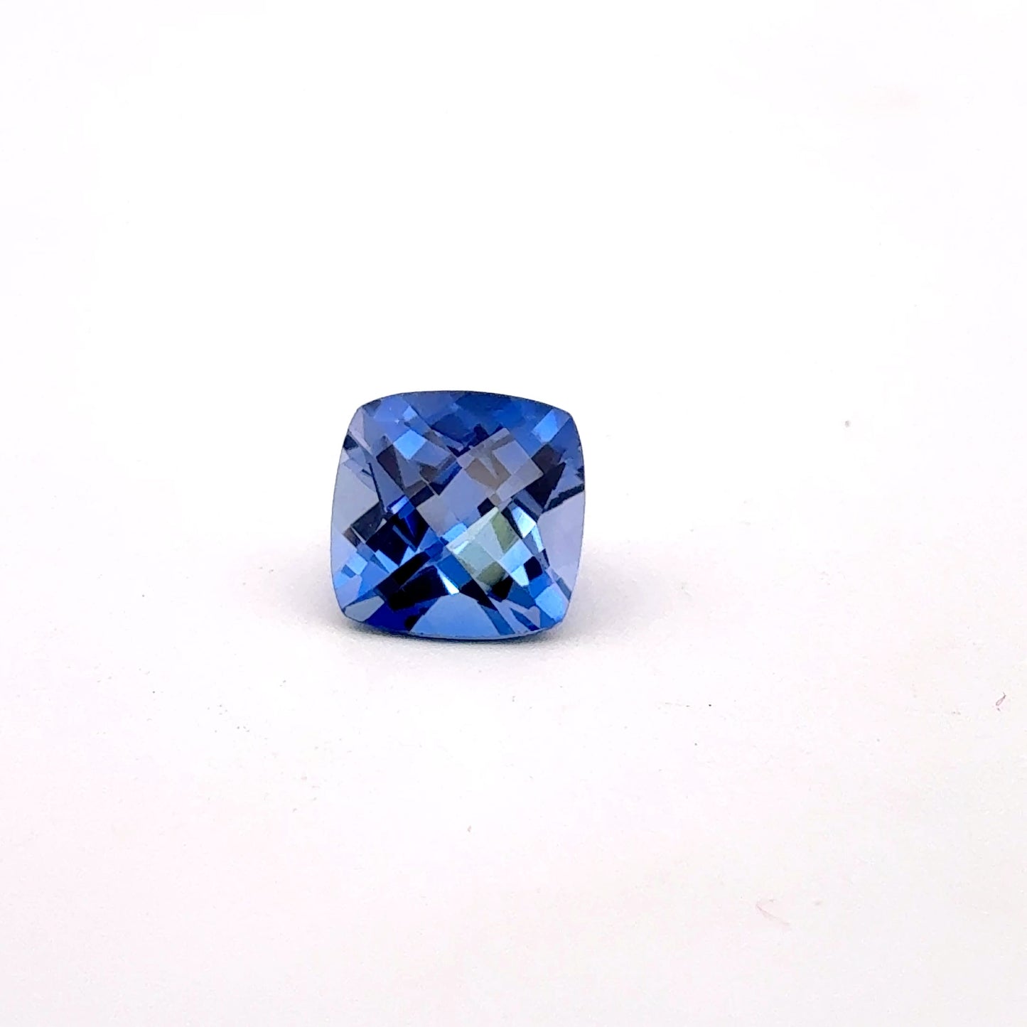 9mm Cushion Blue Lab Sapphire, 4.48 carat