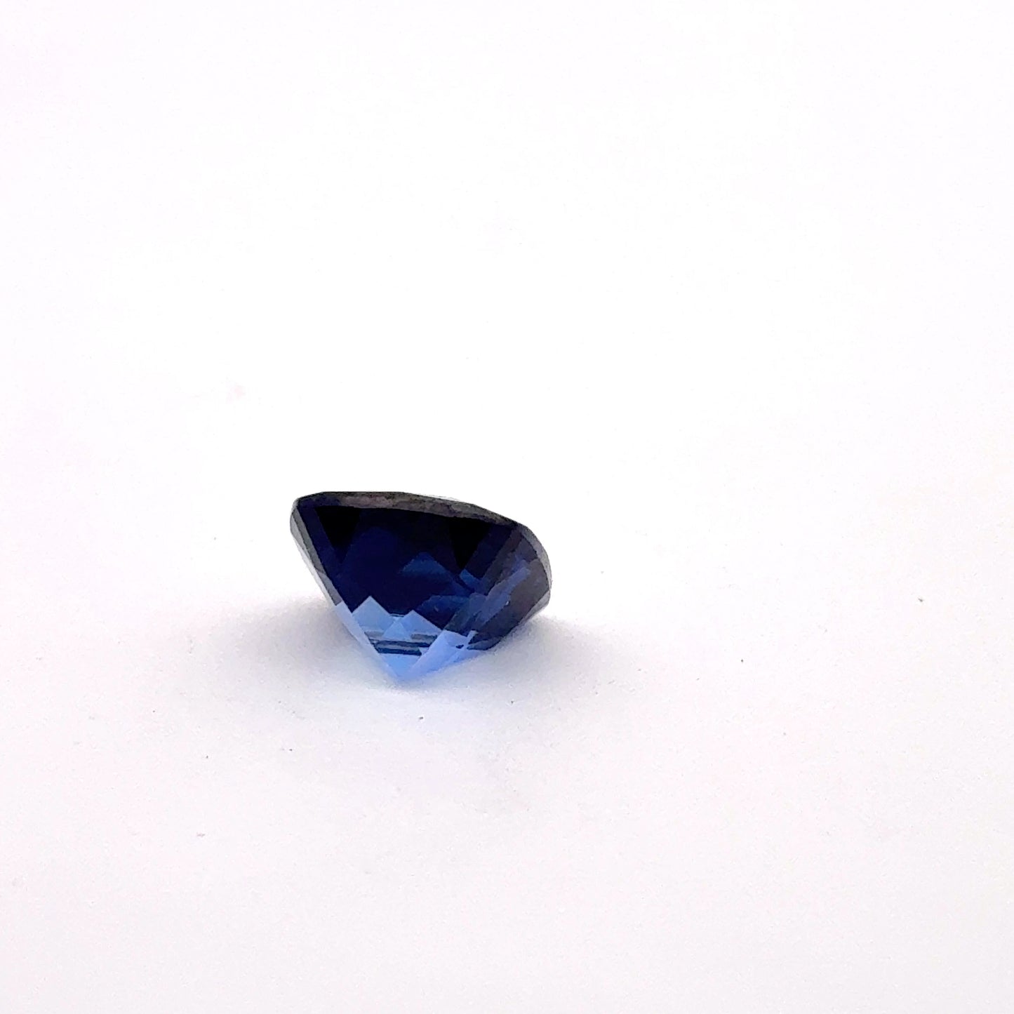9mm Cushion Blue Lab Sapphire, 4.48 carat