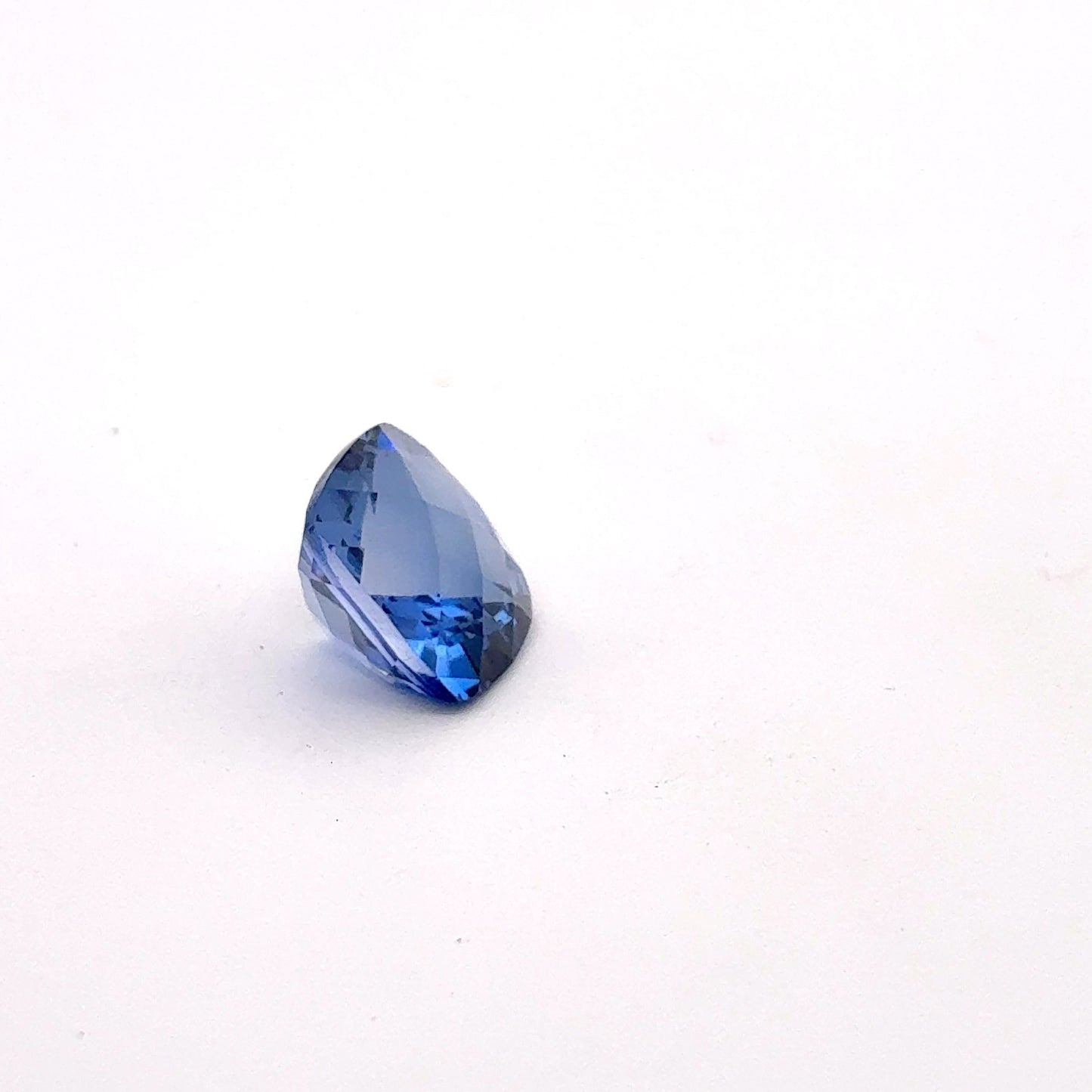 9mm Cushion Blue Lab Sapphire, 4.48 carat