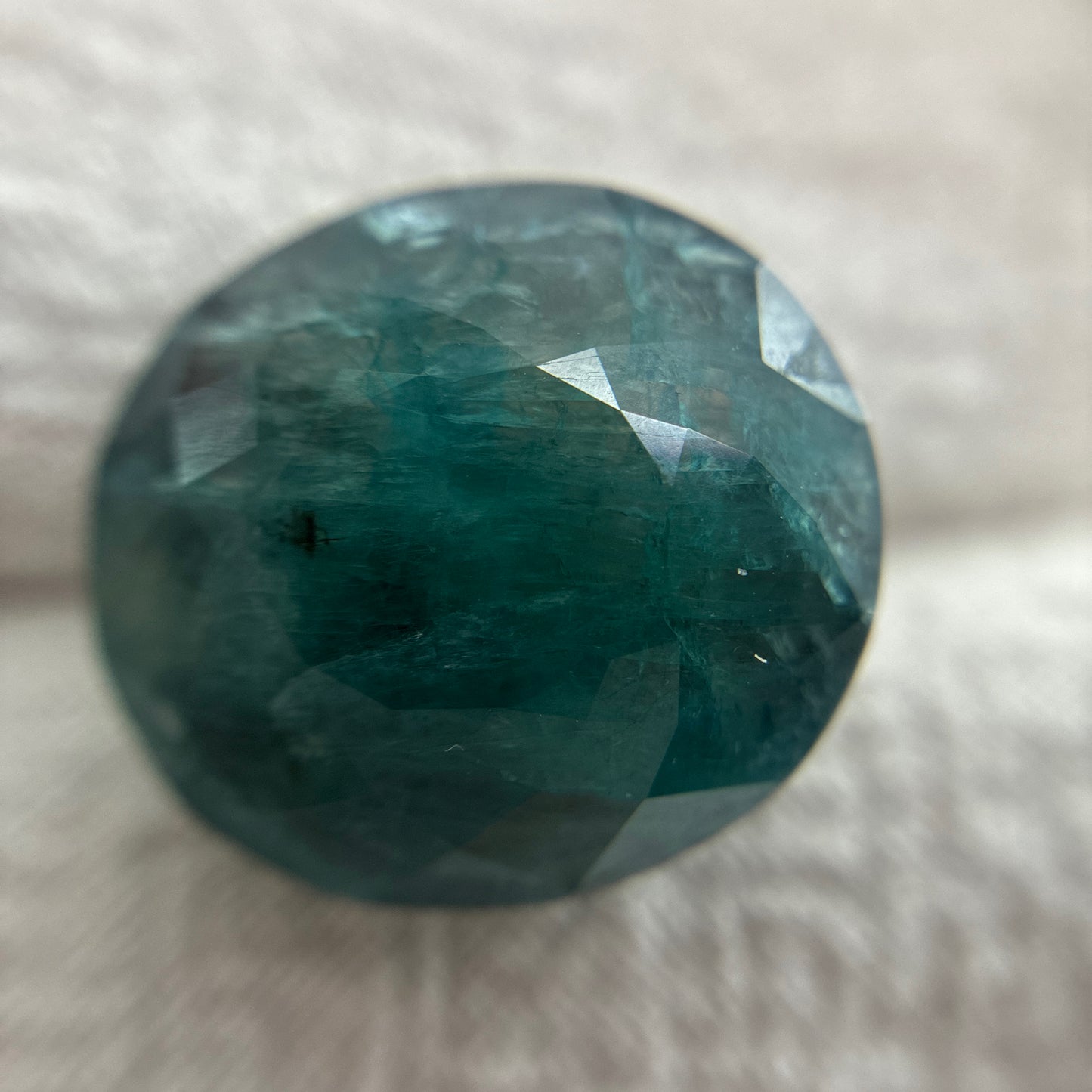 14.88 carat Blue-Green Grandidierite