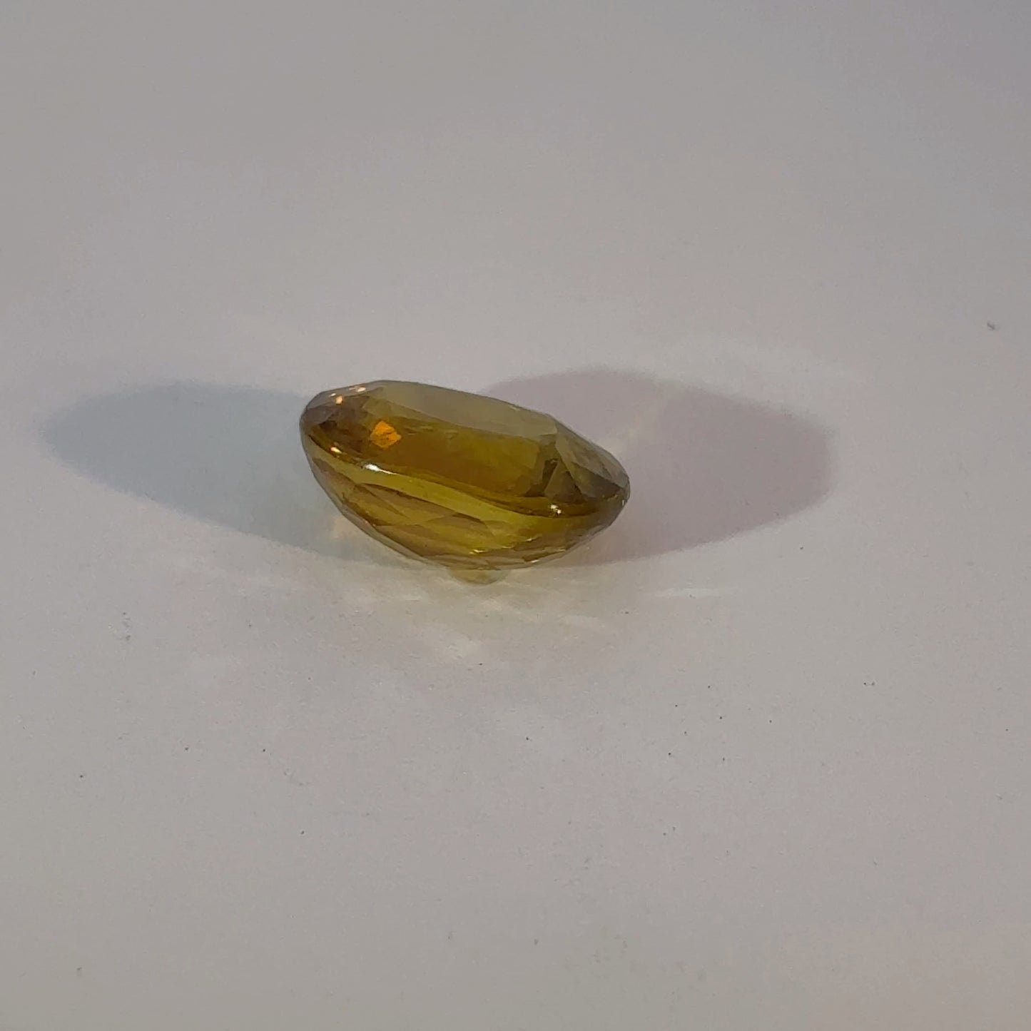 1.96 carat Yellow Sphene, 8.5x6.2mm Oval cut