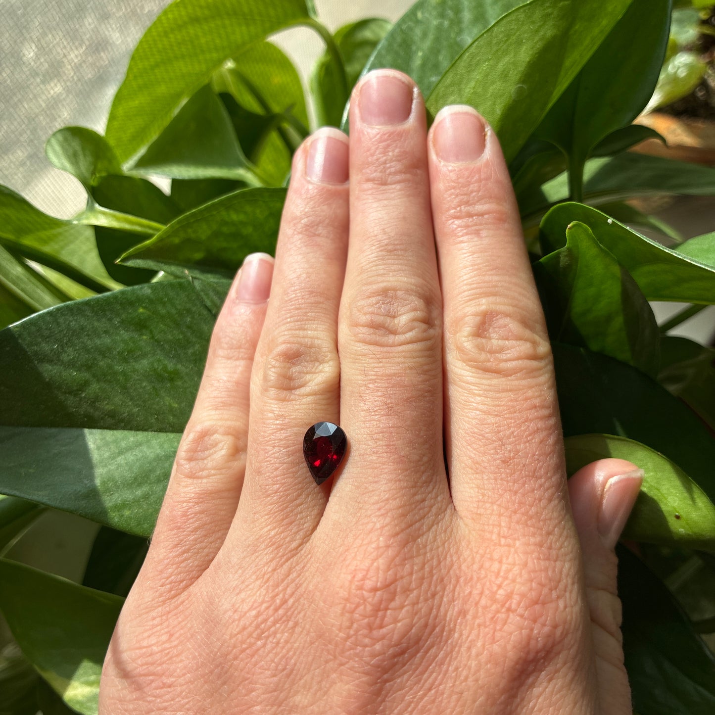 3.11 carat Spessartite Garnet, 10x7.6mm Pear cut