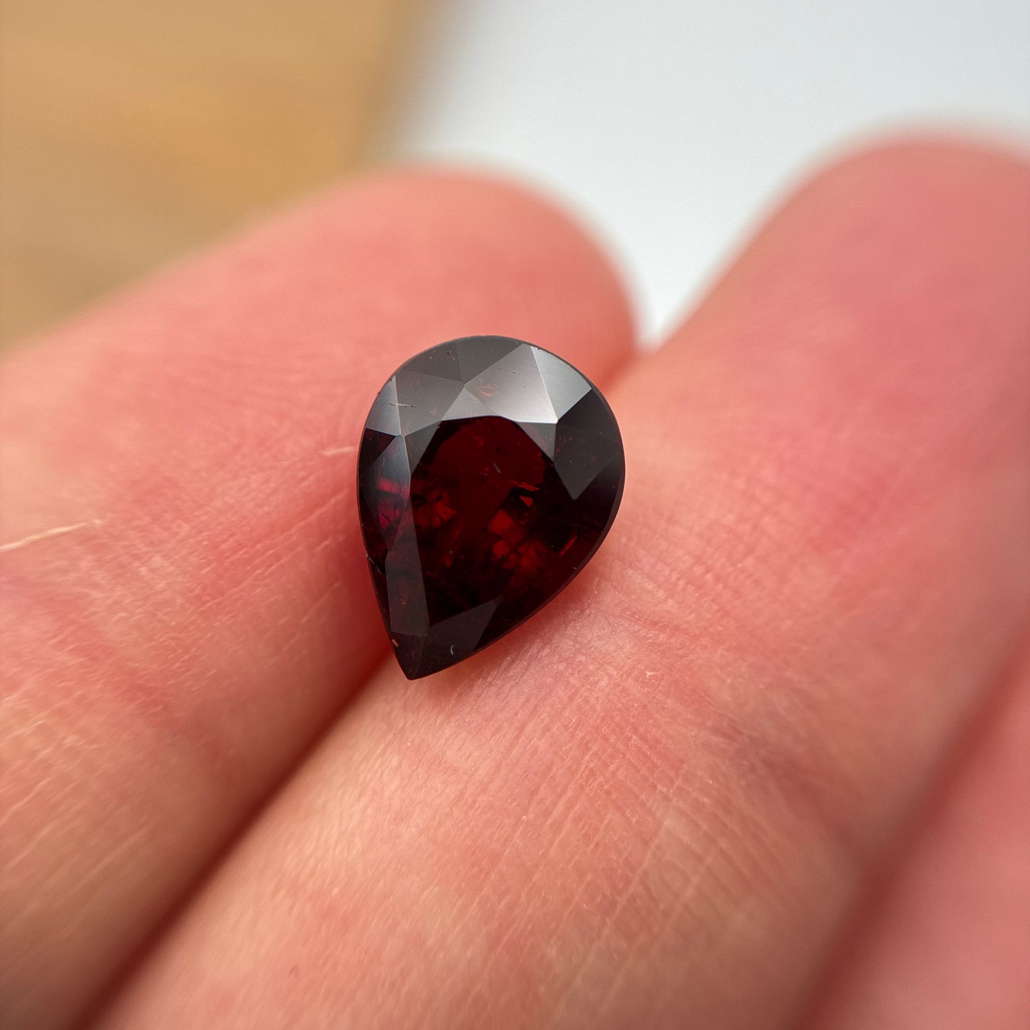 3.11 carat Spessartite Garnet, 10x7.6mm Pear cut