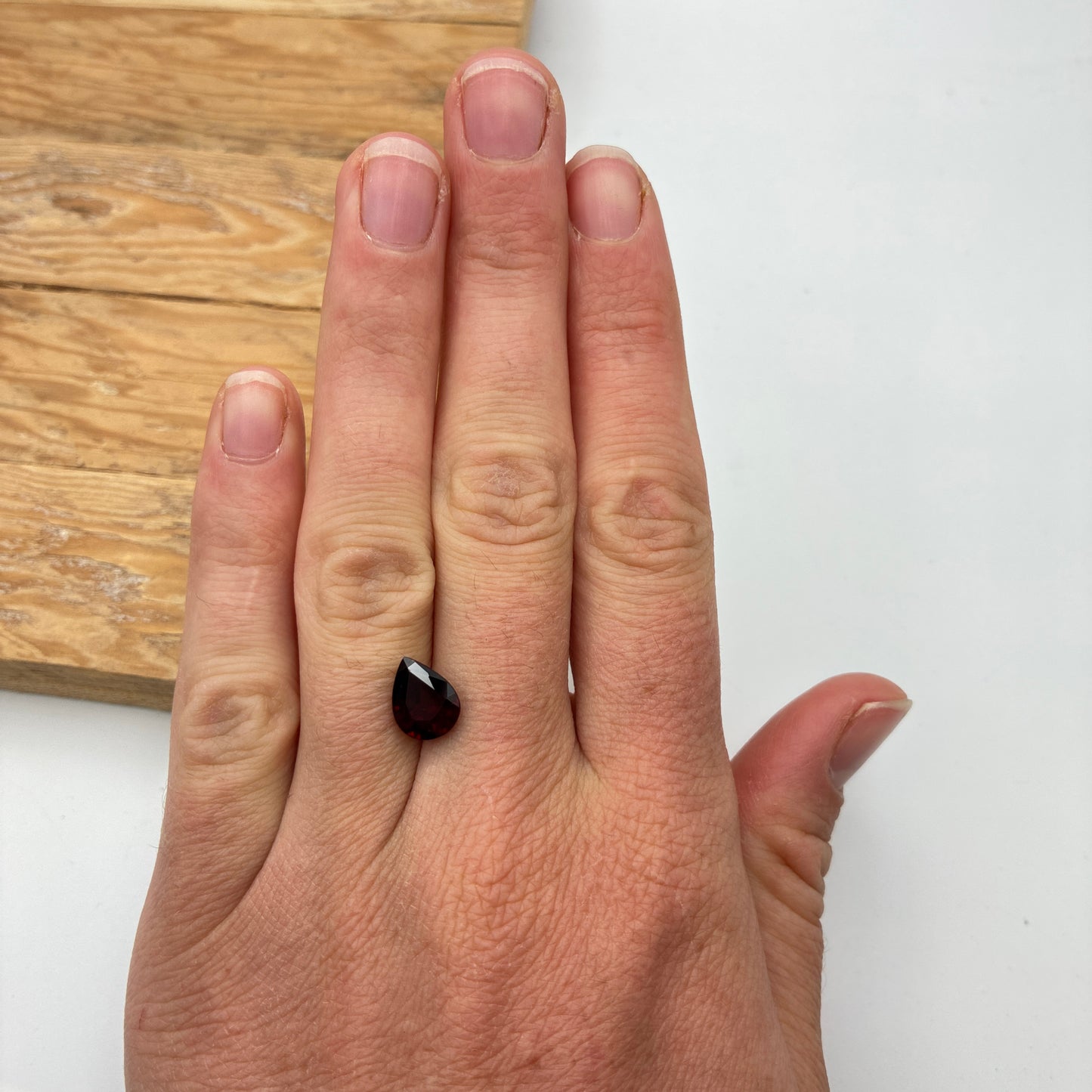 3.11 carat Spessartite Garnet, 10x7.6mm Pear cut