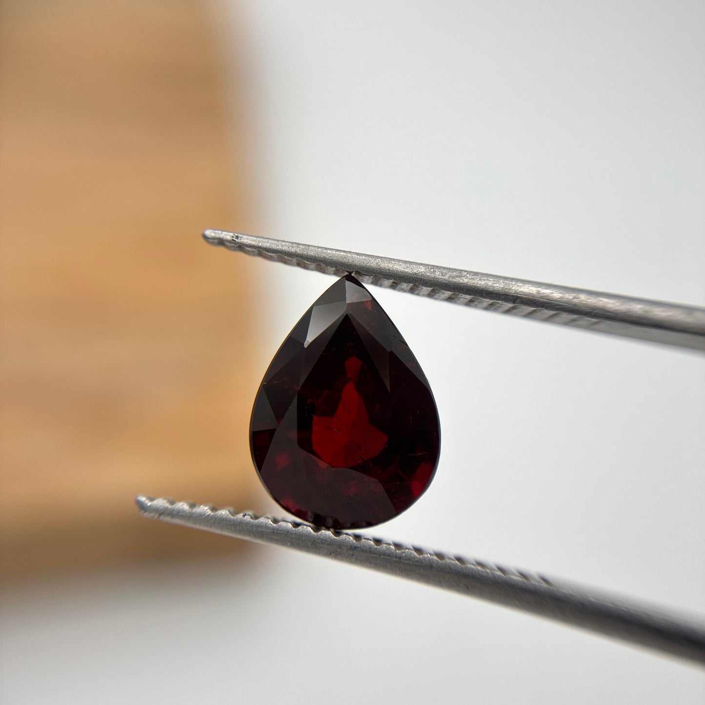 3.11 carat Spessartite Garnet, 10x7.6mm Pear cut