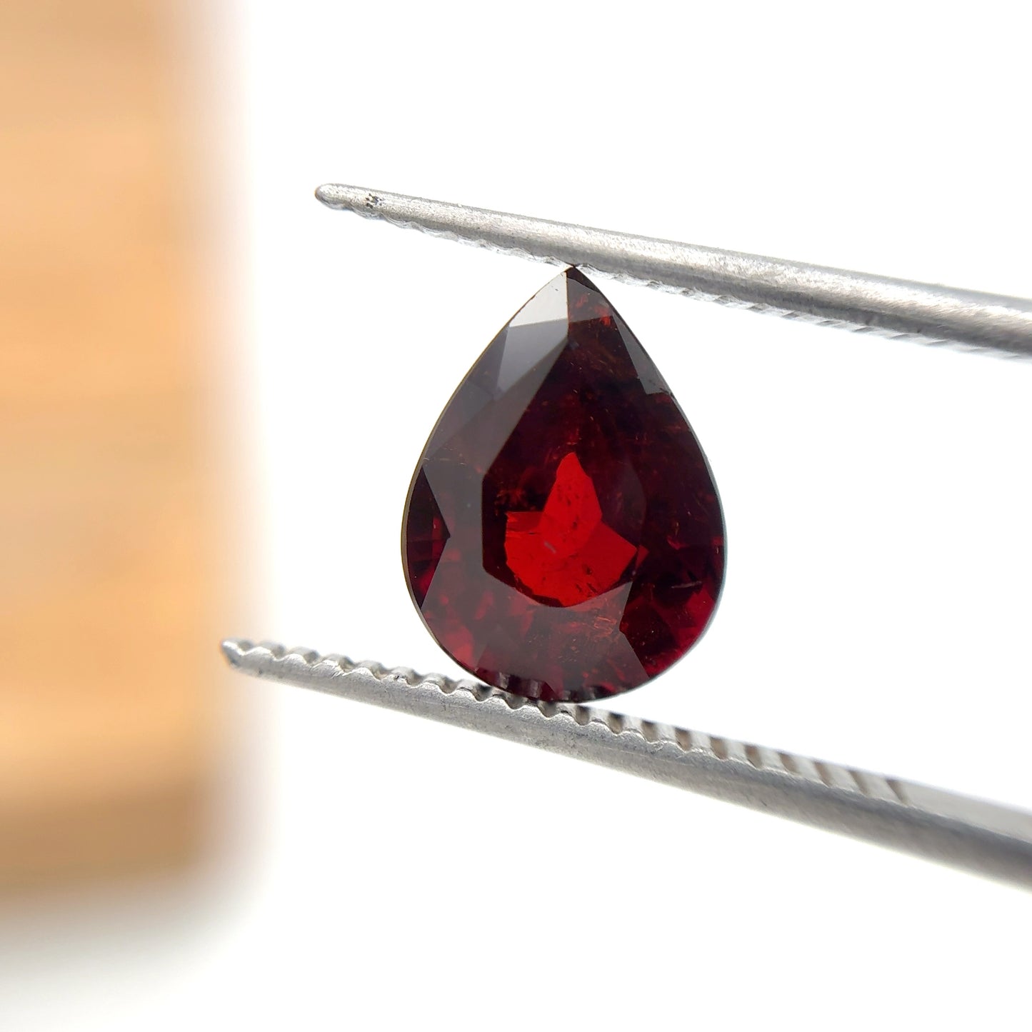 3.11 carat Spessartite Garnet, 10x7.6mm Pear cut