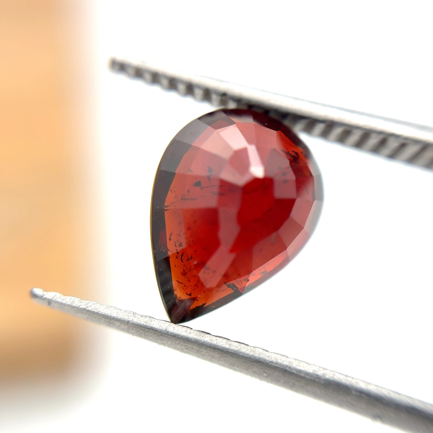 3.11 carat Spessartite Garnet, 10x7.6mm Pear cut