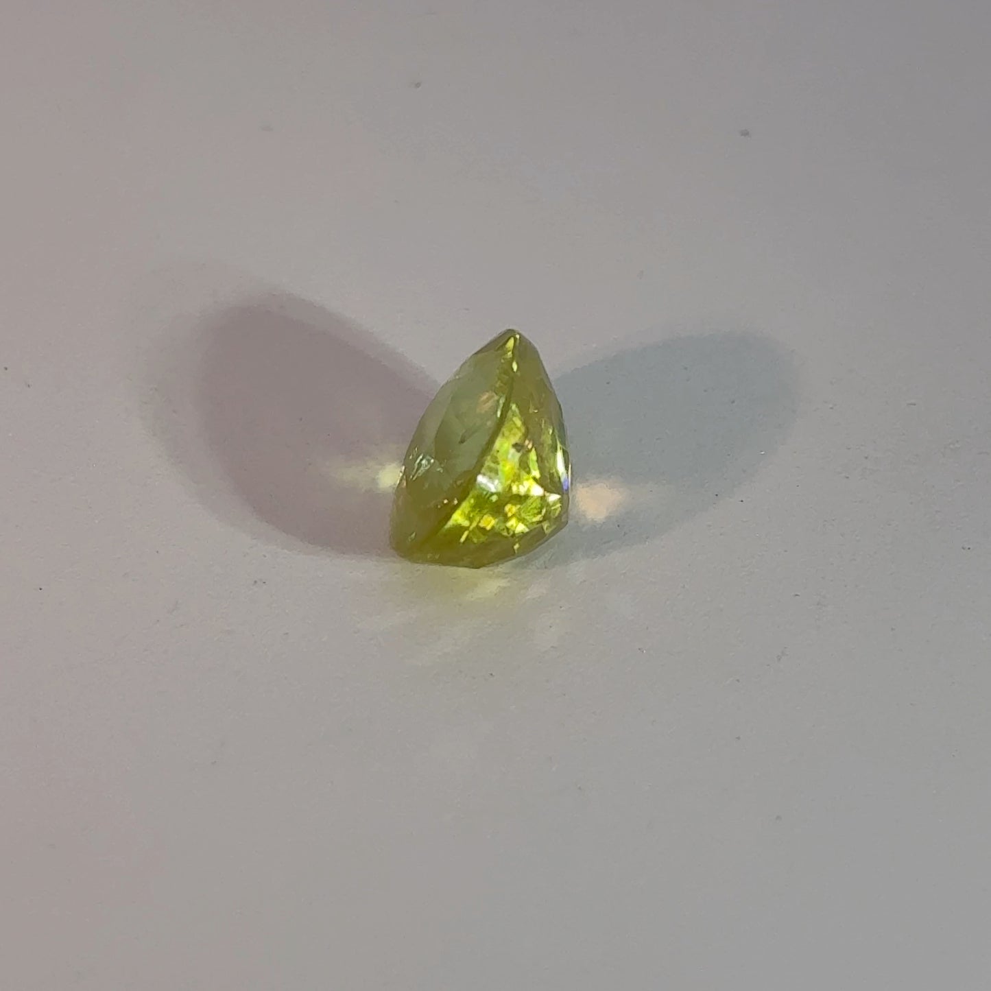 Oval Cut Yellowish-Green Sphene 1.35 carat