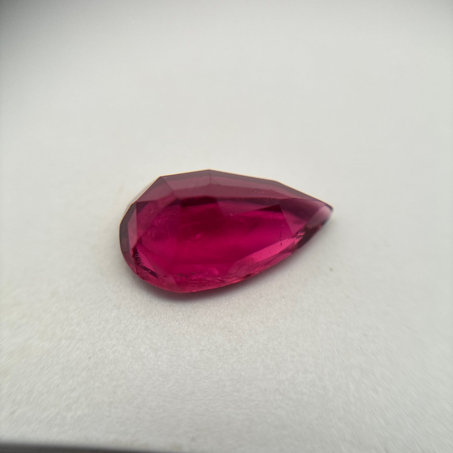12x7.5mm Pear-Cut Rubellite Tourmaline, 2.47 carats
