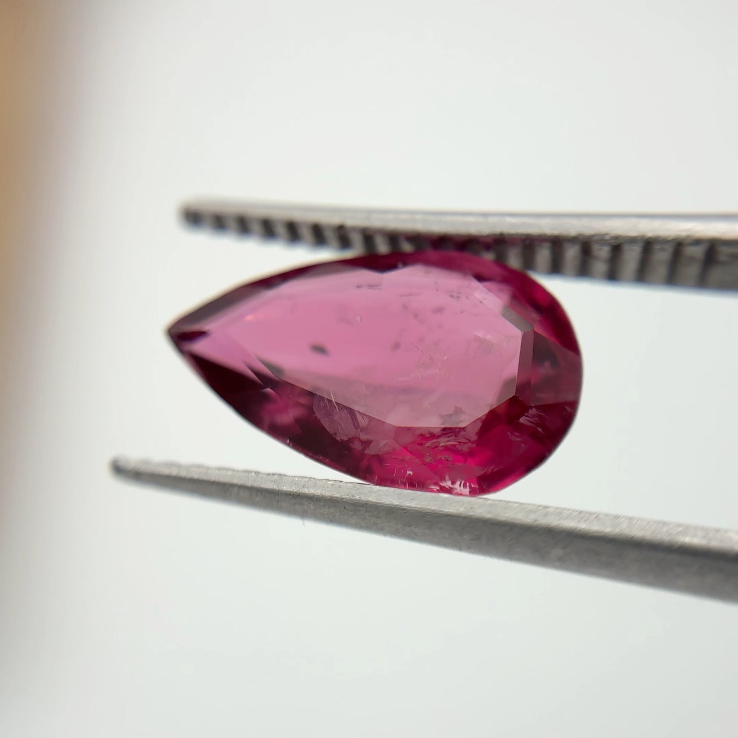 12x7.5mm Pear-Cut Rubellite Tourmaline, 2.47 carats