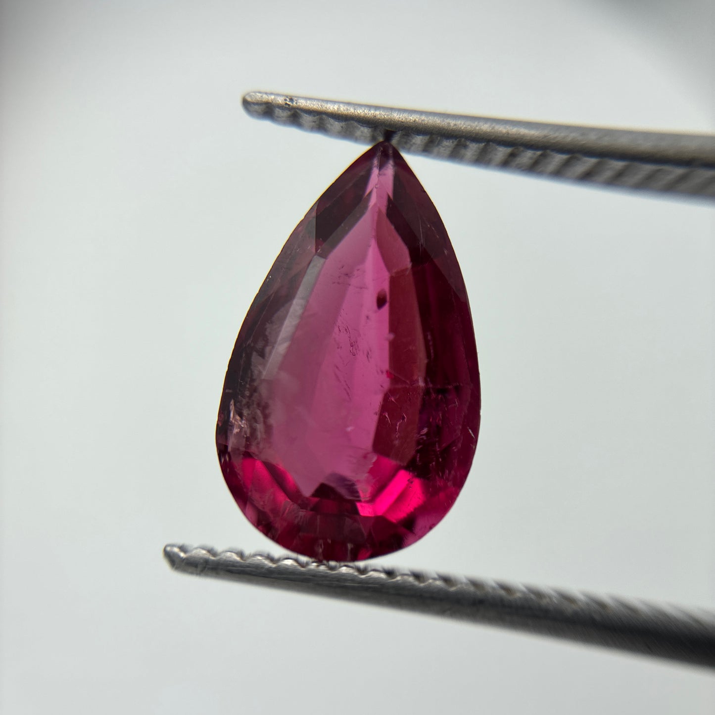 12x7.5mm Pear-Cut Rubellite Tourmaline, 2.47 carats