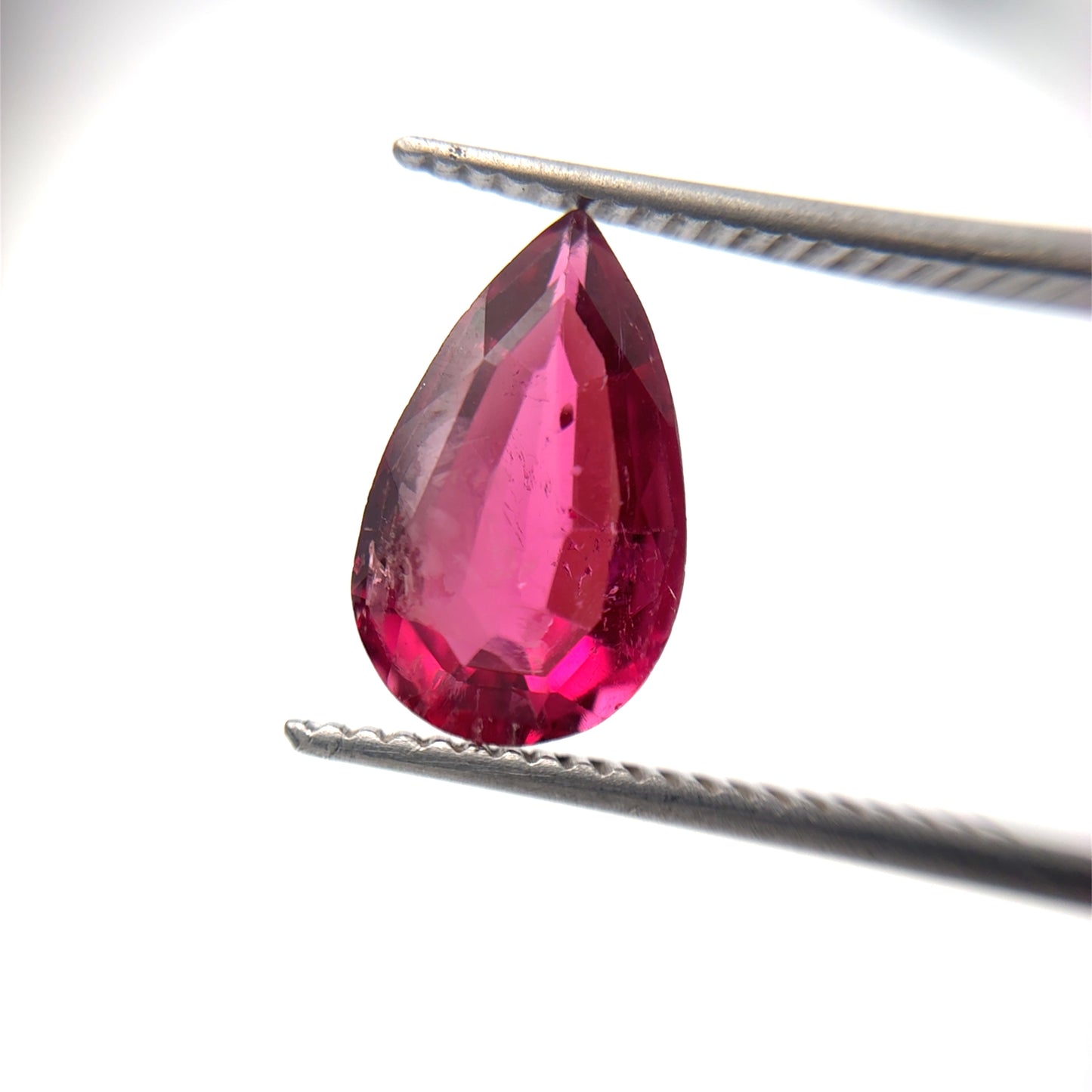 12x7.5mm Pear-Cut Rubellite Tourmaline, 2.47 carats