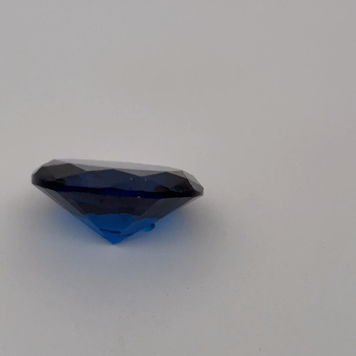 14x12mm Oval Cut Blue Loose Spinal, 7.79 Carat Lab Spinel