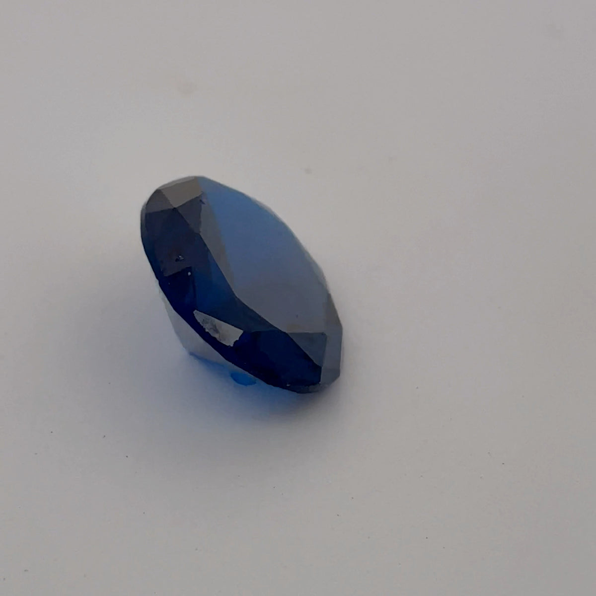 14x12mm Oval Cut Blue Loose Spinal, 7.79 Carat Lab Spinel