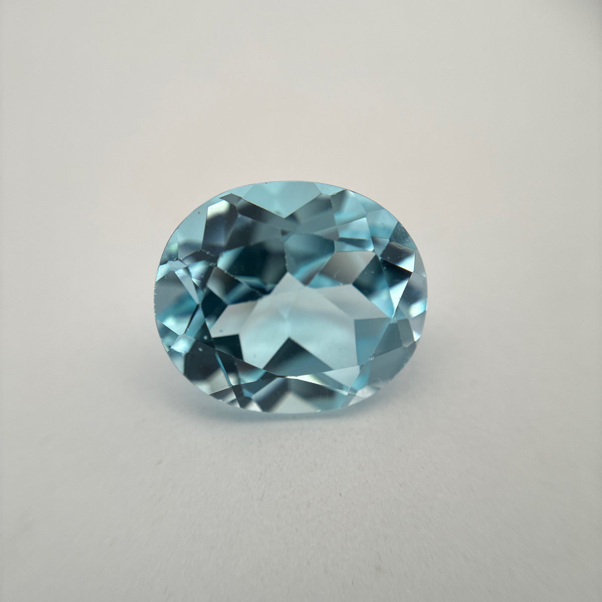 14x12mm Light Blue Topaz, 10 carat Loose Gemstone