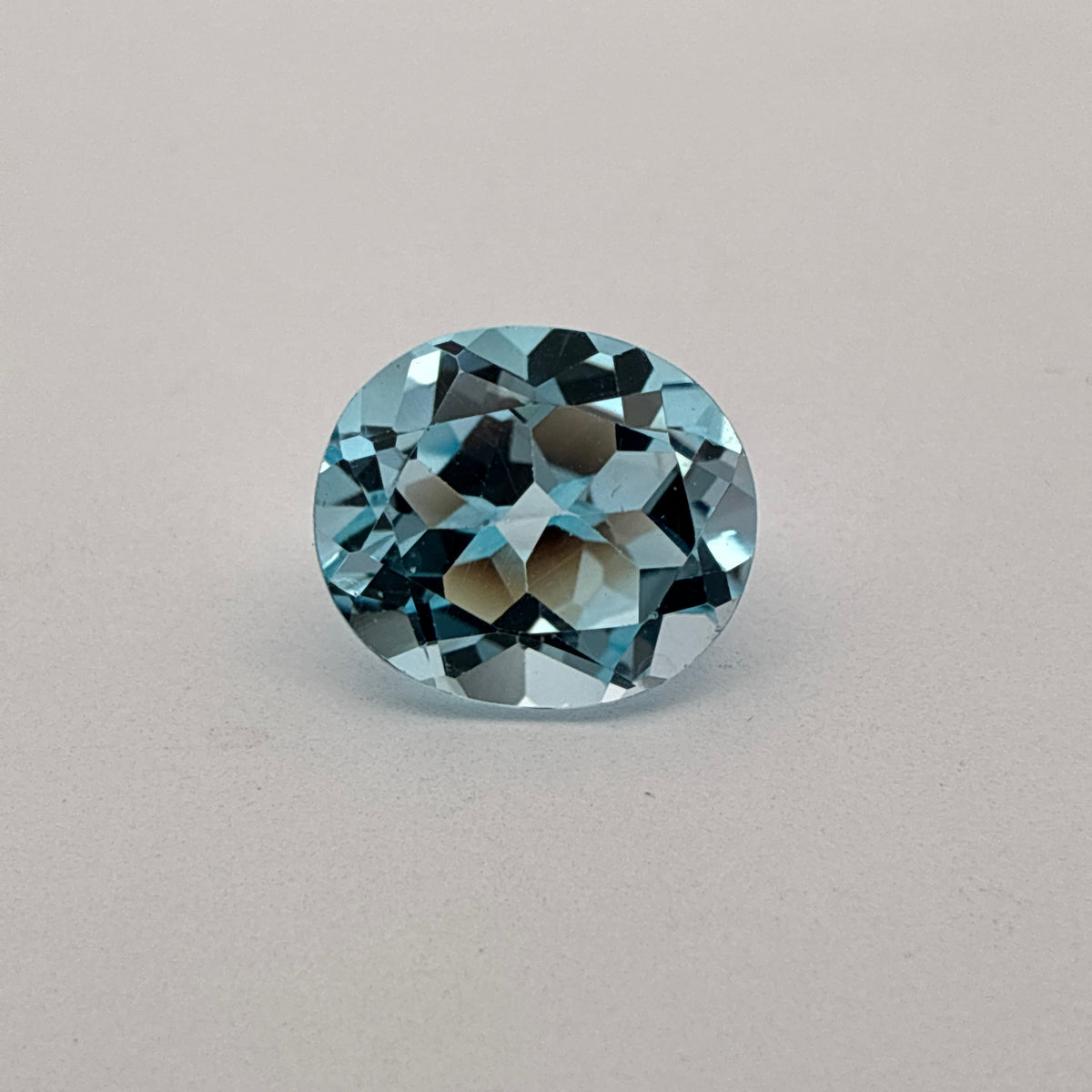 14x12mm Light Blue Topaz, 10 carat Loose Gemstone