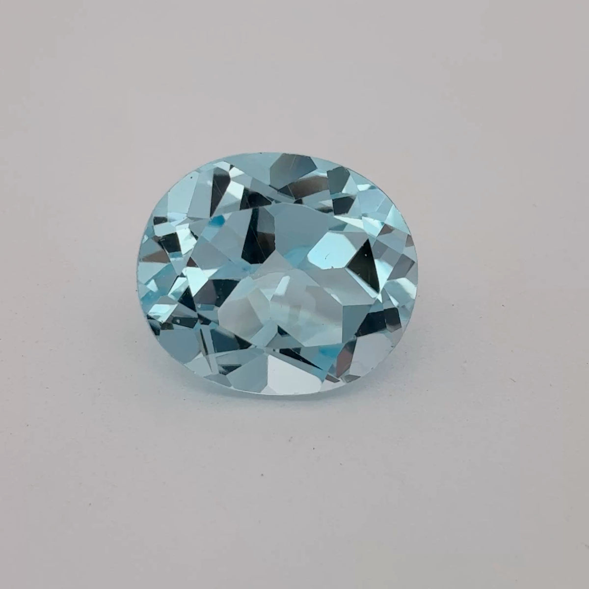 14x12mm Light Blue Topaz, 10 carat Loose Gemstone