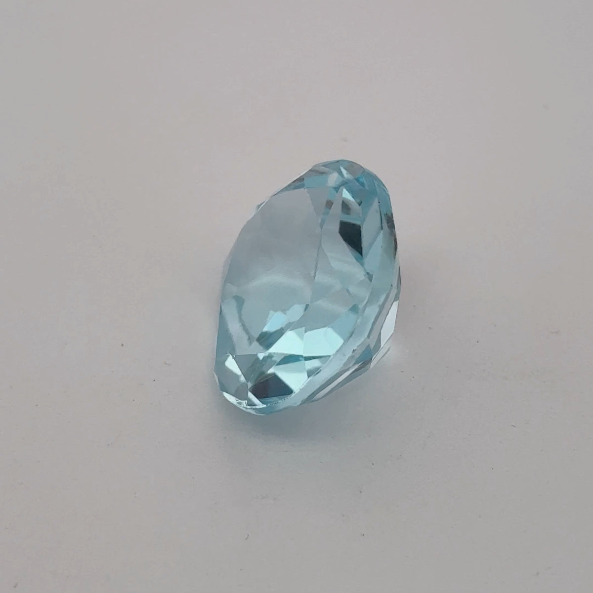 14x12mm Light Blue Topaz, 10 carat Loose Gemstone