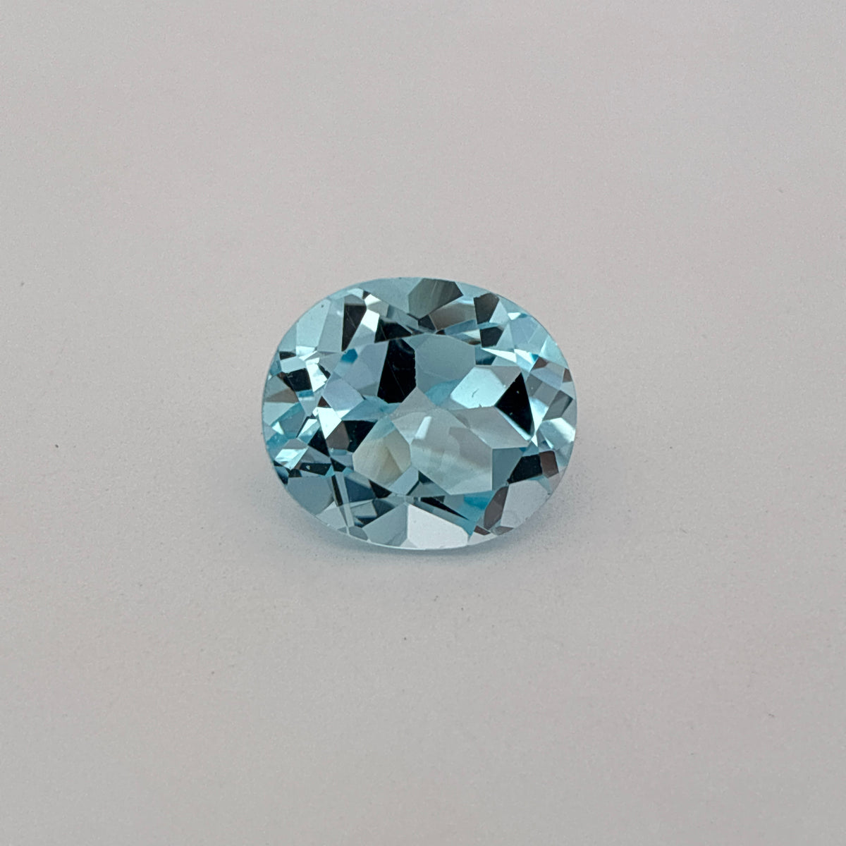 14x12mm Light Blue Topaz, 10 carat Loose Gemstone