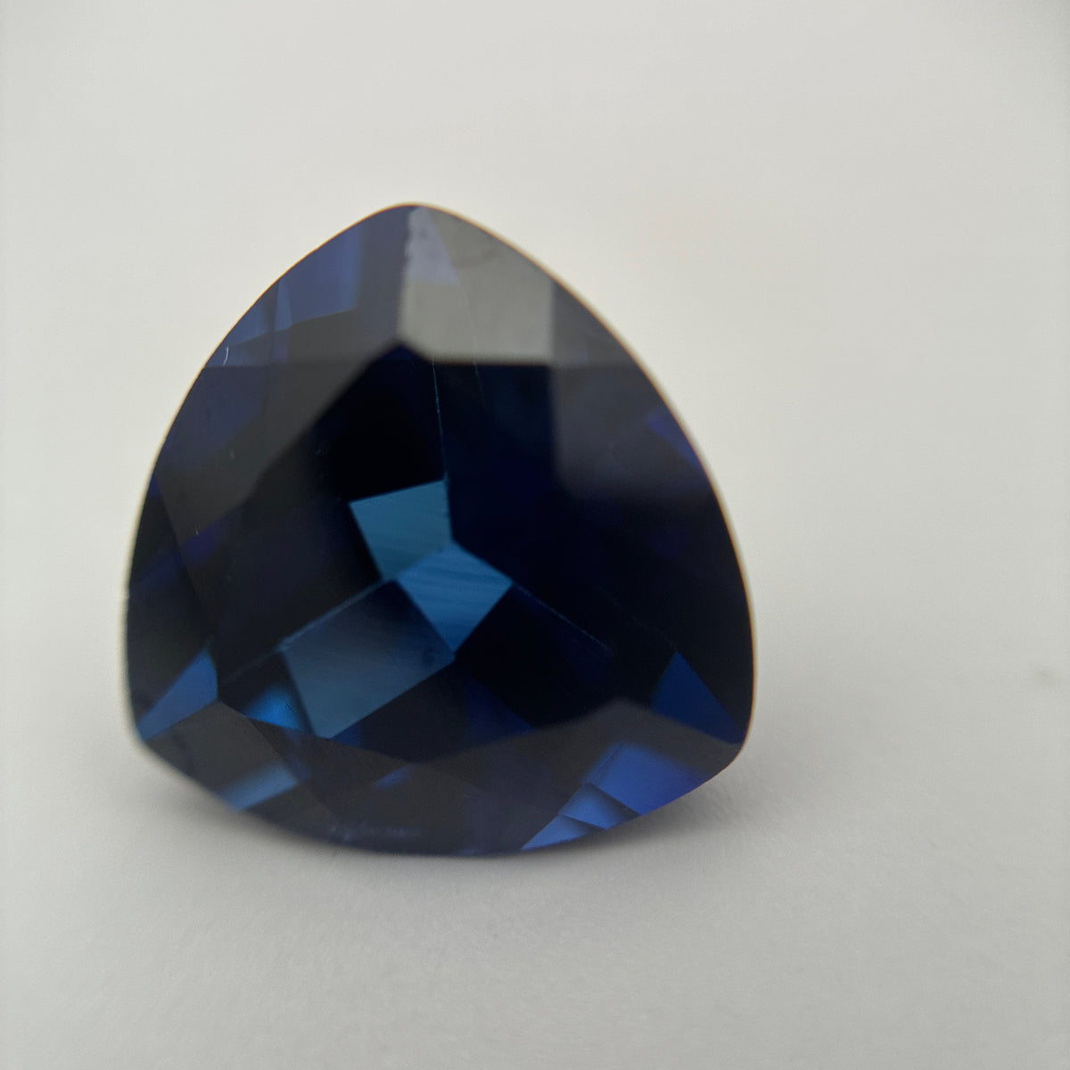 12mm Loose Trillion Cut Lab Created Blue Sapphire