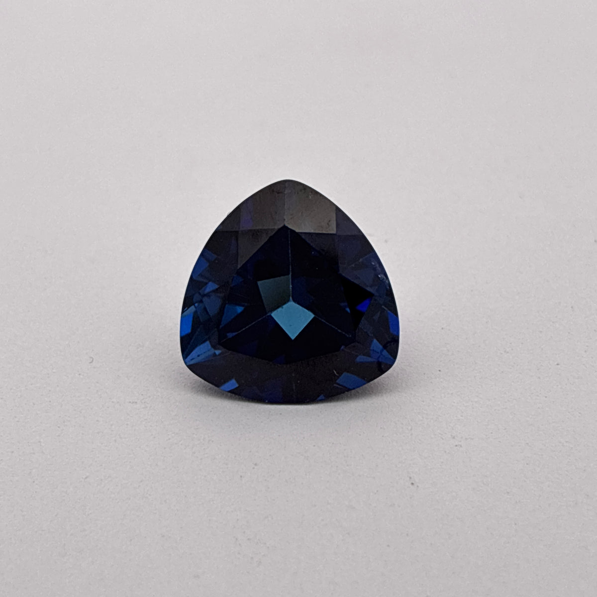 12mm Loose Trillion Cut Lab Created Blue Sapphire