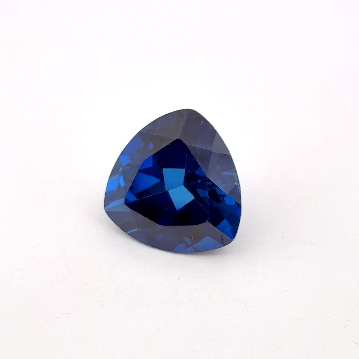 12mm Loose Trillion Cut Lab Created Blue Sapphire