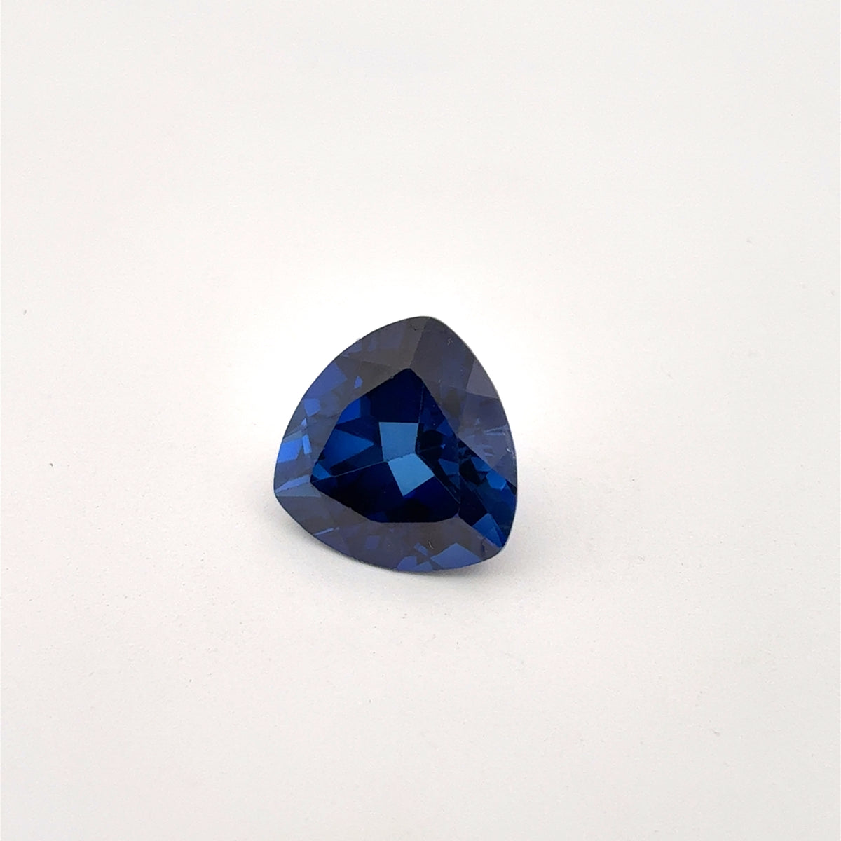 12mm Loose Trillion Cut Lab Created Blue Sapphire